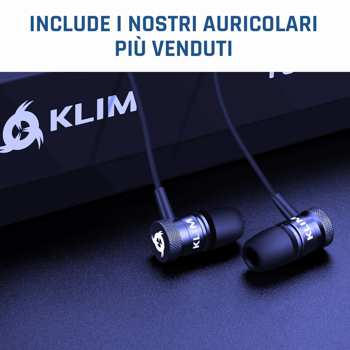 KLIM Discman – Lettore CD portatile con batteria interna ricaricabile + Auricolari KLIM Fusion – compatto, personale, compatibile con CDR, CDRW ed MP3, CD Walkman - NUOVO - Nero