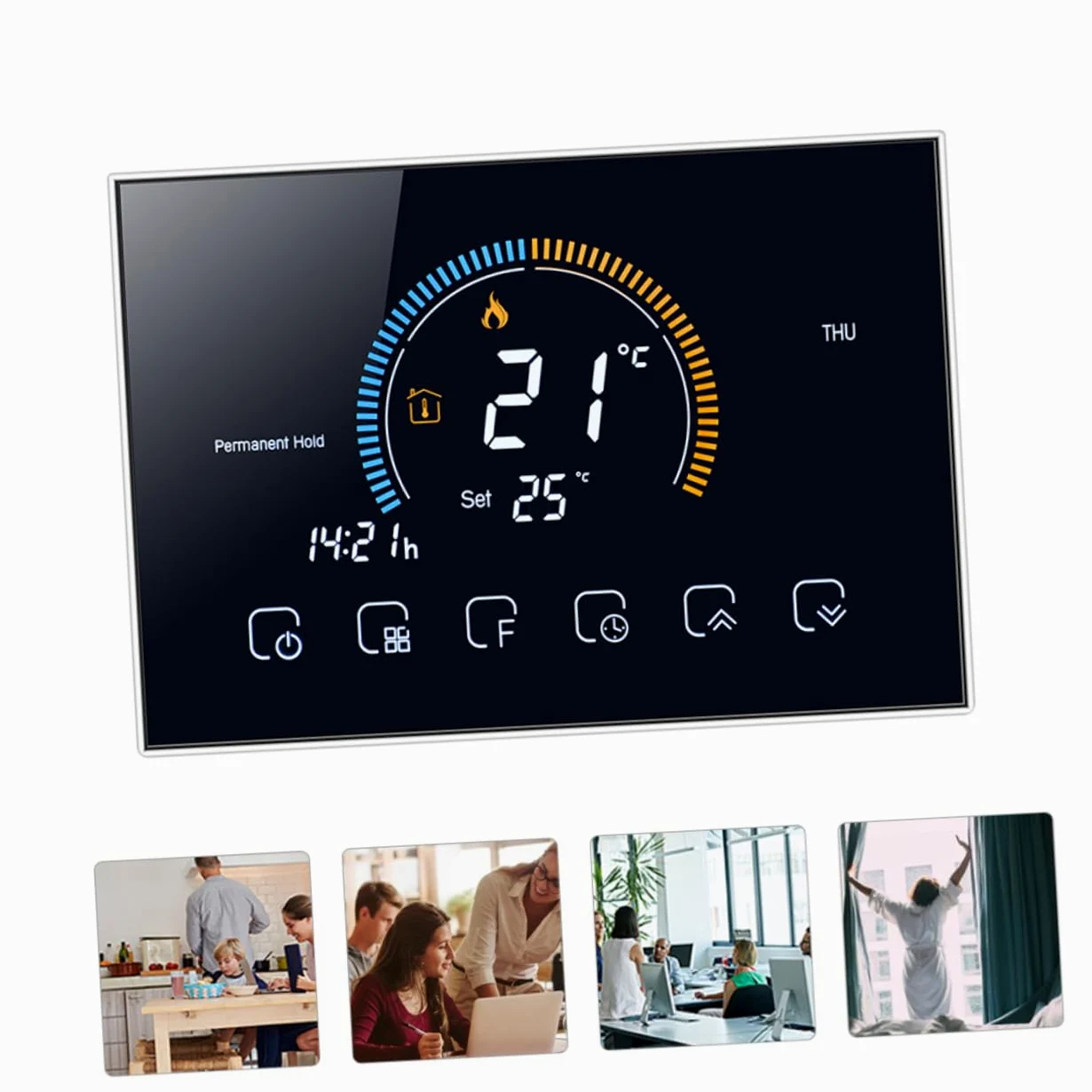 OSALADI Termostato Intelligente Con Design Moderno Per La Casa Regolatore Di Temperatura Intelligente
