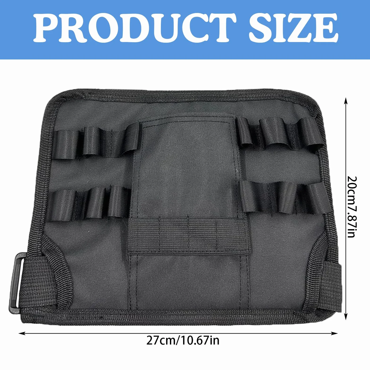 Cintura Porta Attrezzi Uomini Marsupio Elettricista Portatile Versatile Contenitore per Cacciaviti e Chiavi Inglesi