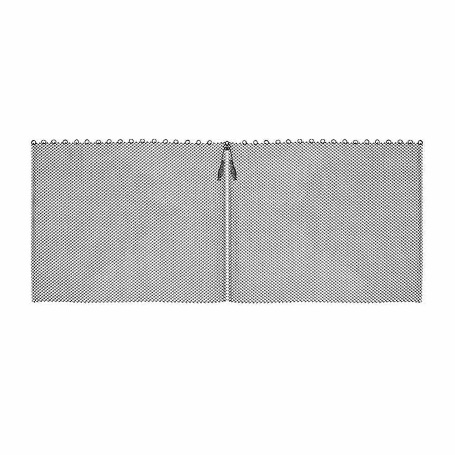 Schermi per Caminetti di Guardia Tenda for schermo a rete for camino 2 pezzi, schermi for tende di ricambio for camino che bloccano efficacemente la rete Accessori per Caminetti in Rete Decorativa