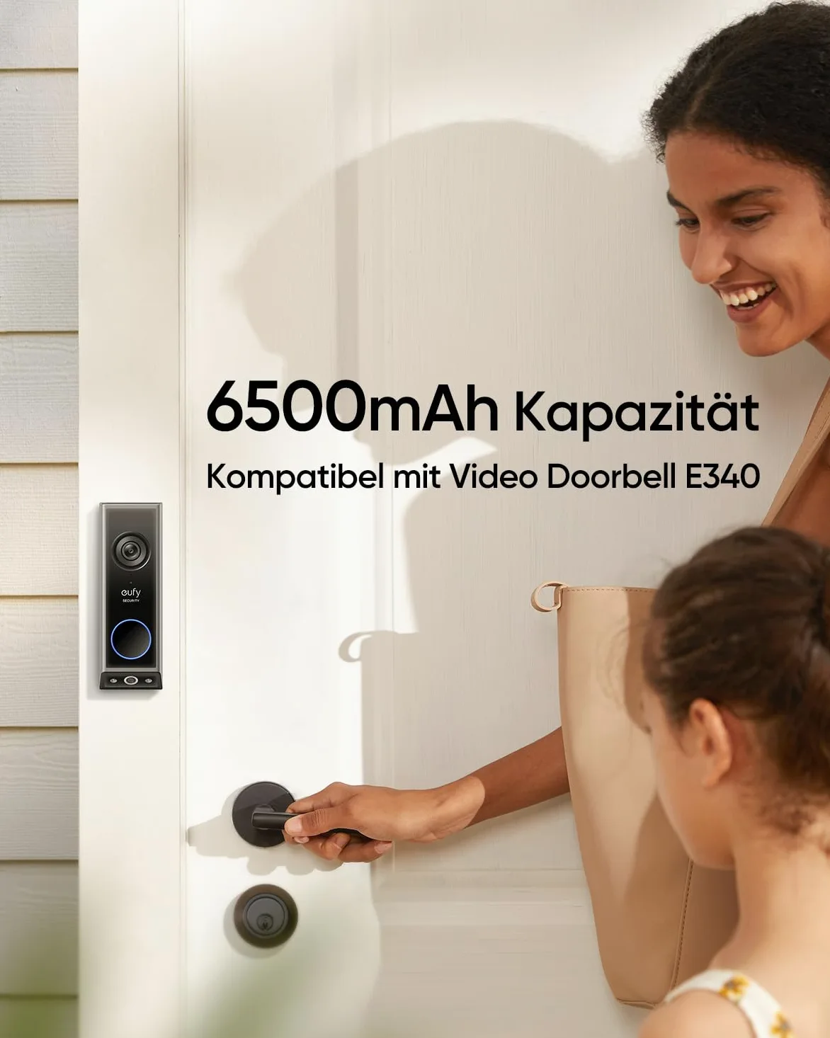 eufy Security Video Doorbell E340 & Chime & Batteria(Confezione)