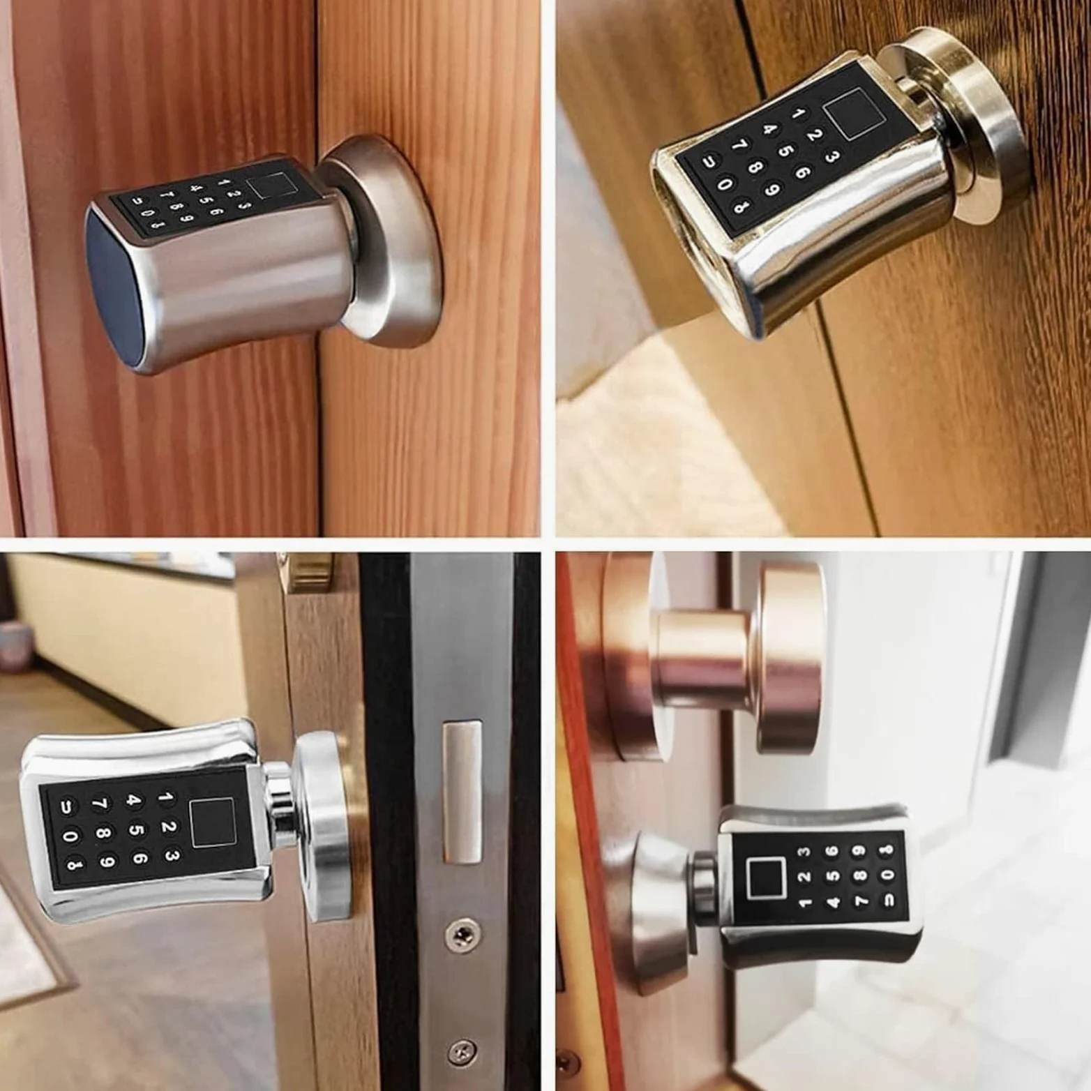Serratura for impronta digitale di sicurezza elettronica for con codice Controllo APP Smart Life Anti-trapano Anti-Pick(A40 B40)