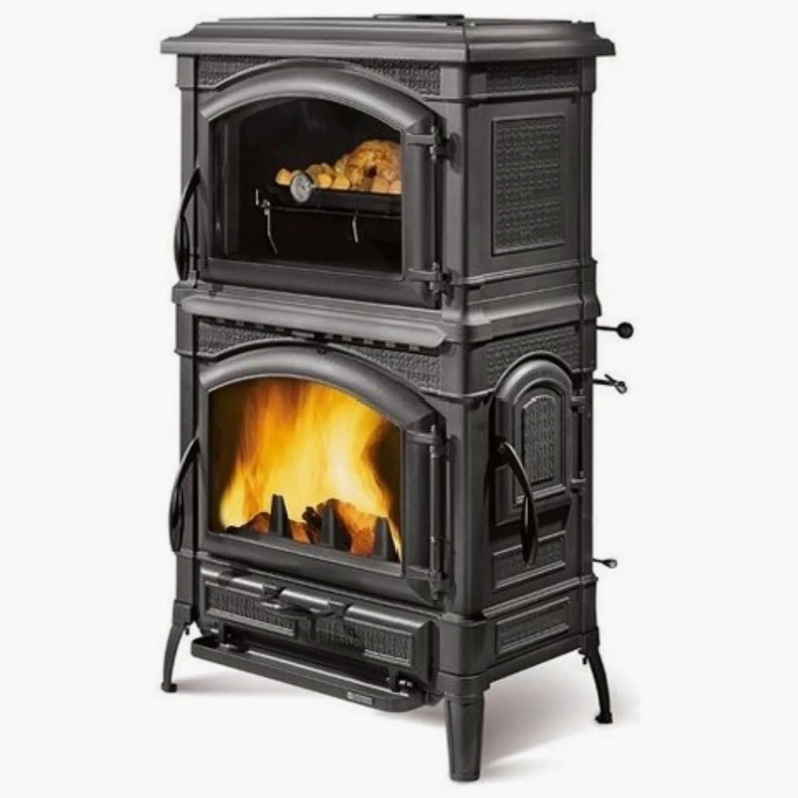 La Nordica Stufa a Legna con Backfach Isotta Forno Evo 9,7 Kw