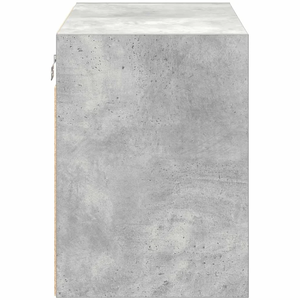 vidaXL Pensile per Garage Grigio Cemento Legno Multistrato