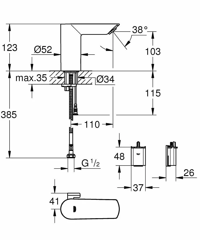 Grohe Miscelatore Cromo 36451000