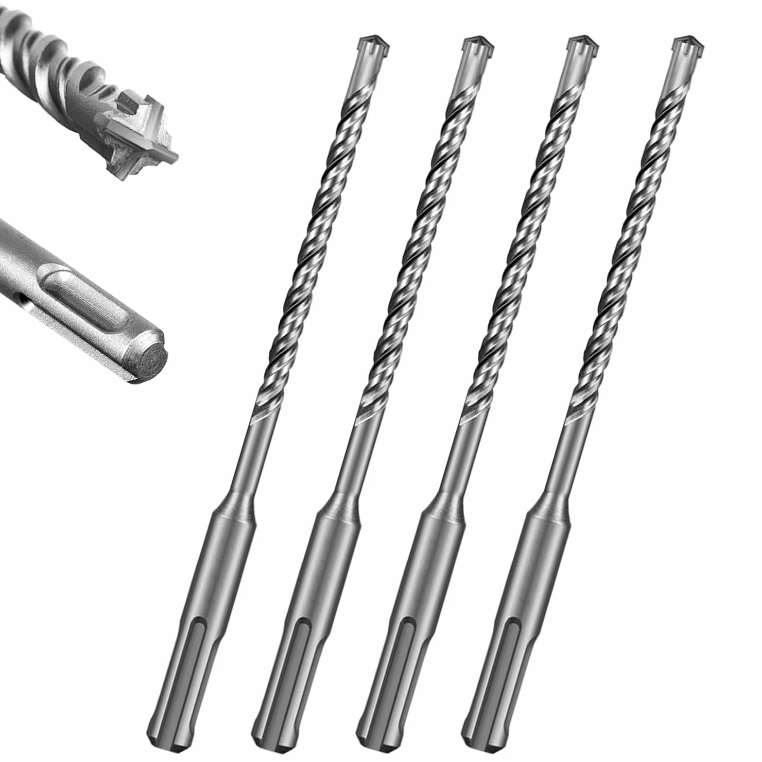 Punte per trapano SDS 6x160 mm, punte per pietra da 6mm, foratura calcestruzzo cemento mattoni