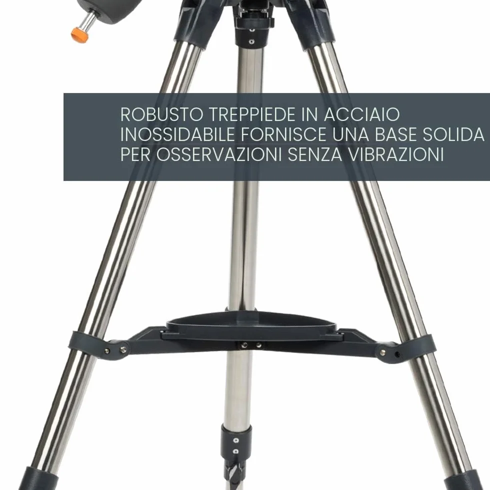 Celestron 31051 AstroMaster 130EQ Telescopio riflettore newtoniano a motore, blu scuro