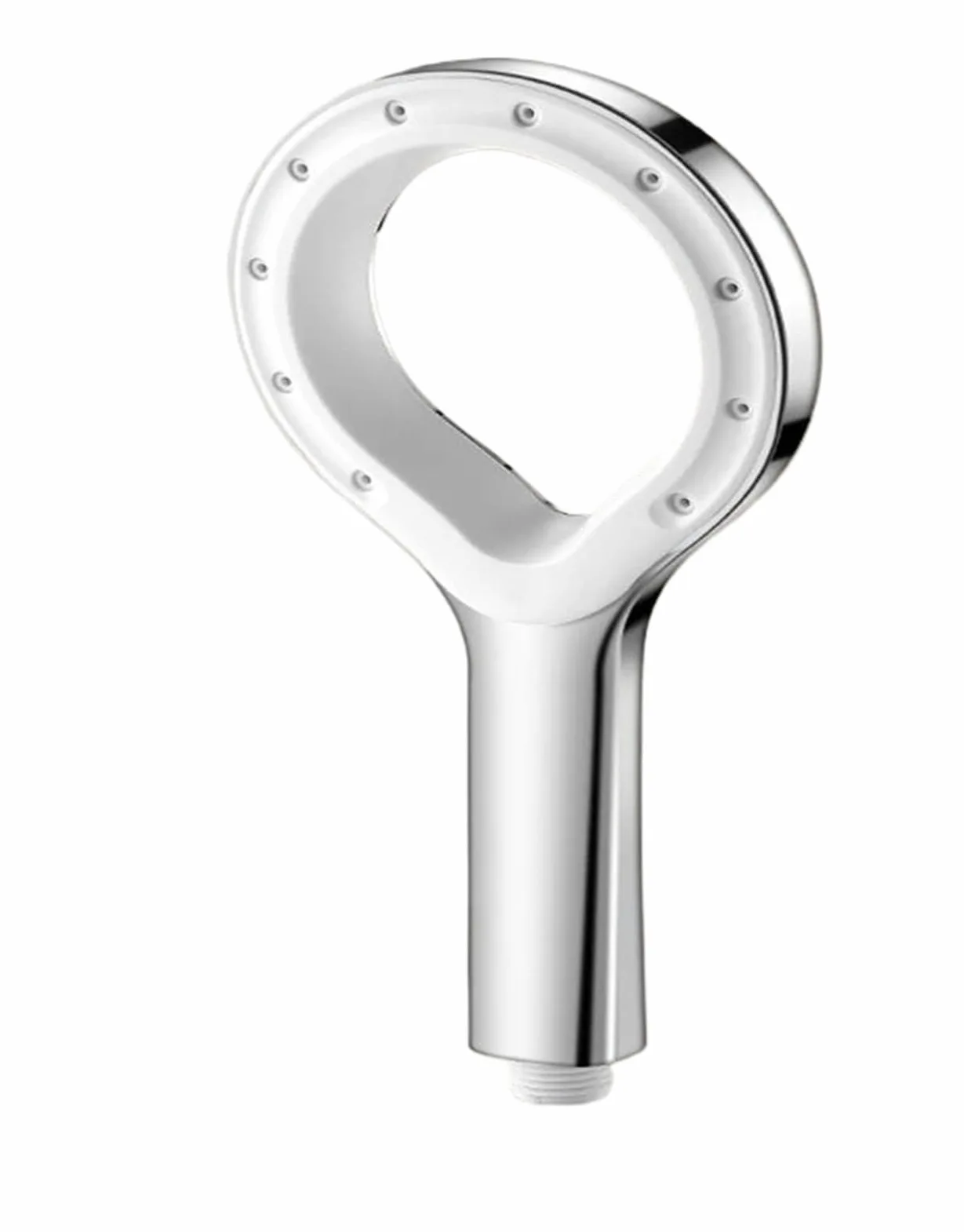Soffione doccia ad alta pressione, soffione doccia portatile per il bagno, per risparmiare acqua in viaggio(Silver)