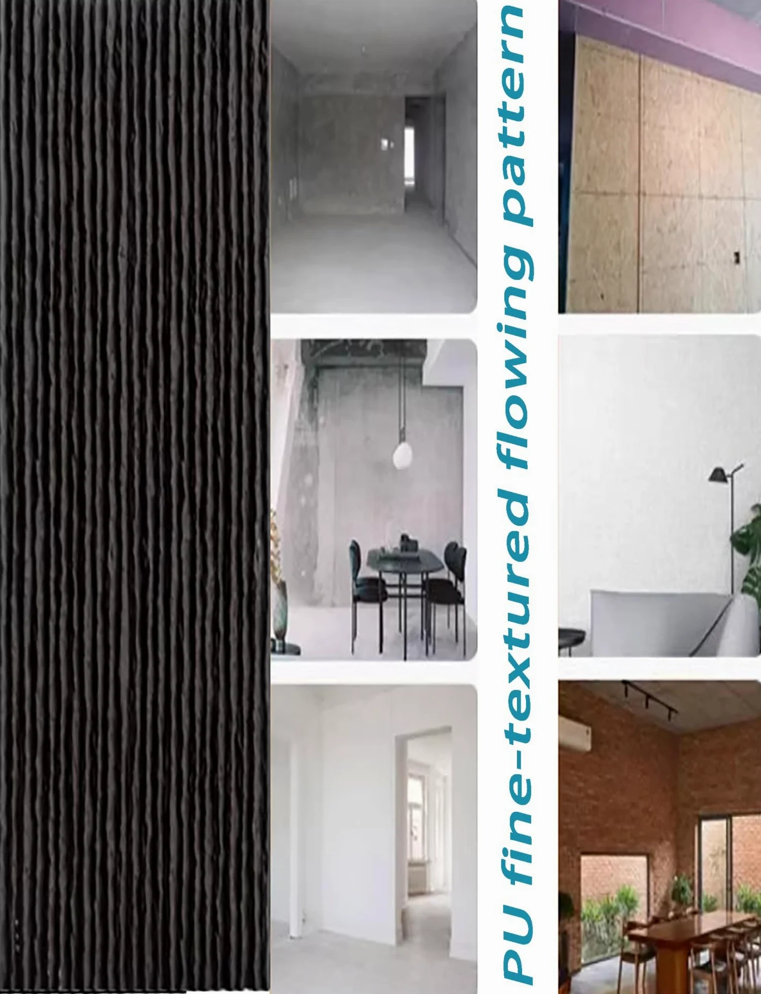 Pannello murale in pietra sintetica, rivestimento decorativo leggero in PU per pareti interne/esterne, design imitazione roccia di fiume