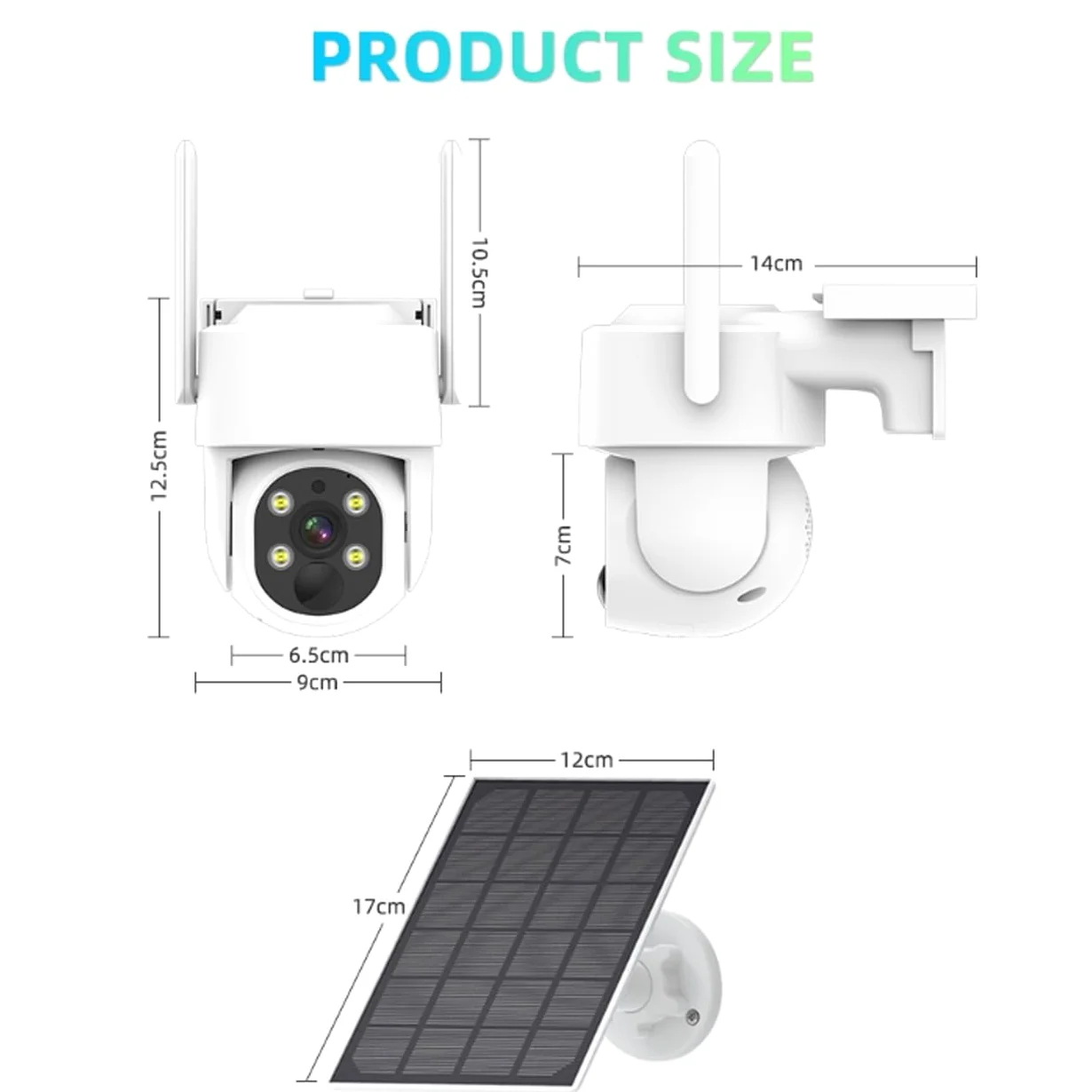 AKAVIG Sistema di telecamere di sicurezza wireless WiFi per esterni con 4 telecamere, 4 MP di energia solare CCTV kit di sorveglianza NVR con controllo app, audio bidirezionale, rilevamento umano,