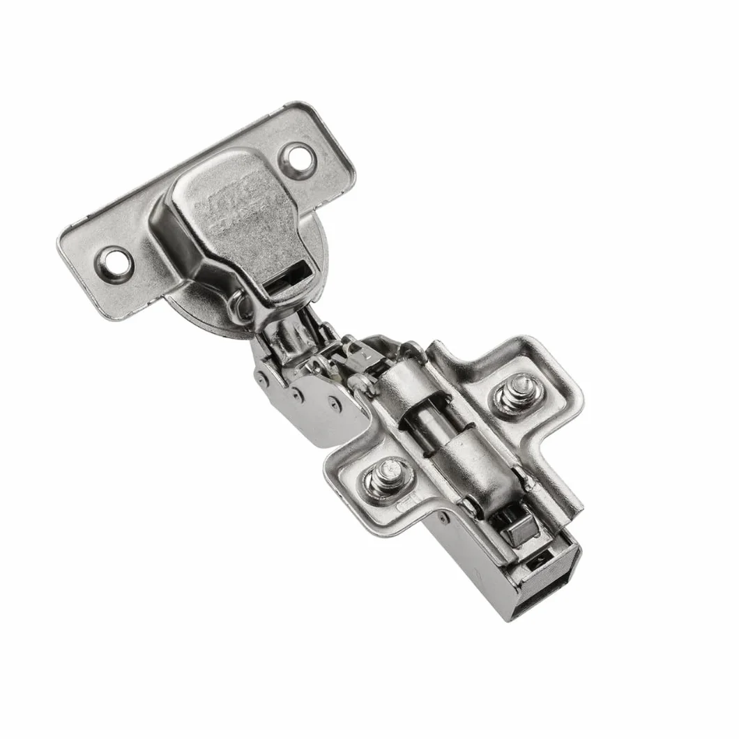 GTV Cerniera Idraulica ECHC per Mobili, Chiusura Ammortizzata, Regolazione 3D, Montaggio Clip-On, per Anta a Sormonto Interno, Diametro 35 mm, Nichel