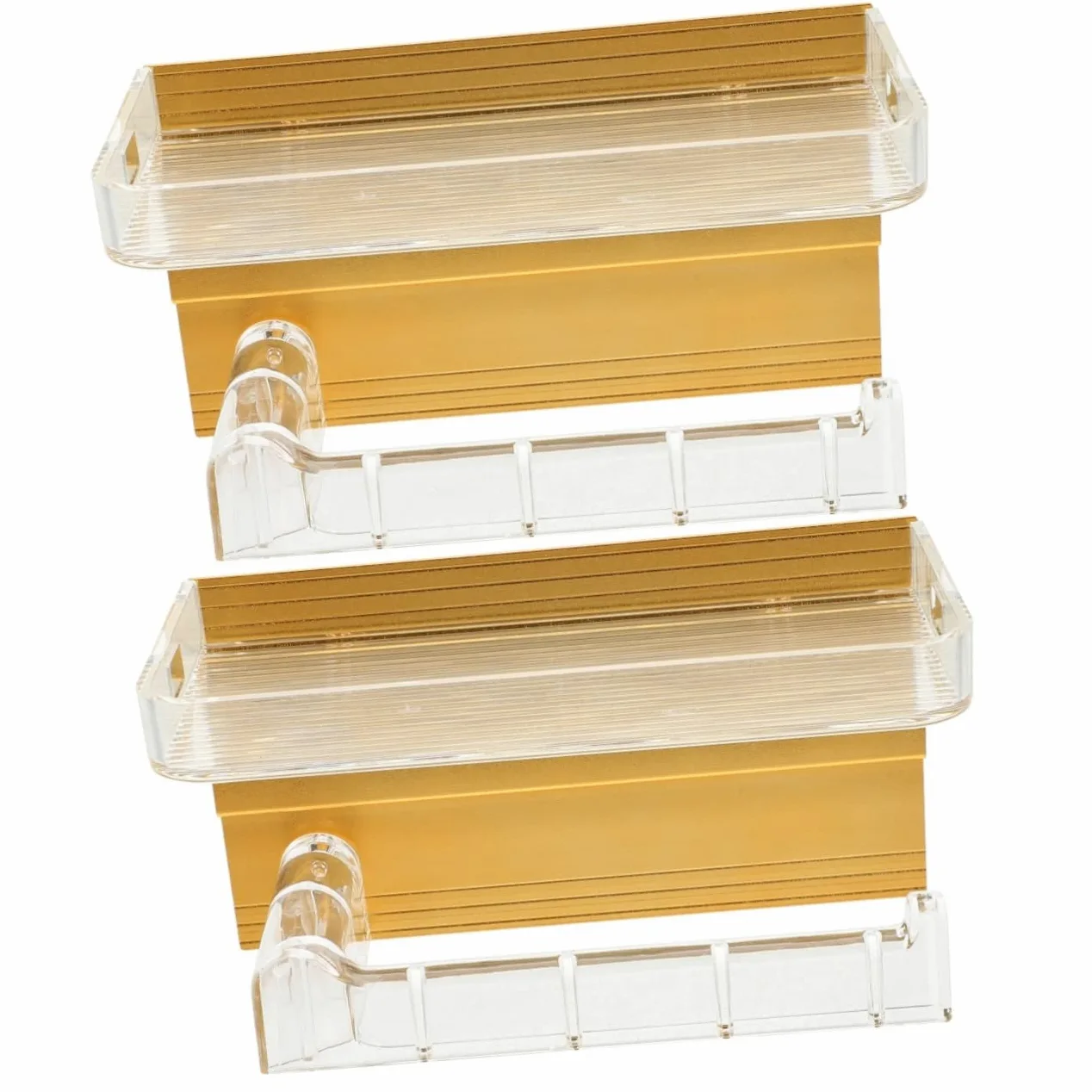 CMBSSTFC 2 Set Portarotolo Acrilico Scaffale Nero Portarotolo Nero Portarotolo Nero Portasciugamani Portarotolo Portarotolo Piccolo Portasciugamani Portarotolo Carta Igienica Mensola per Telefono a