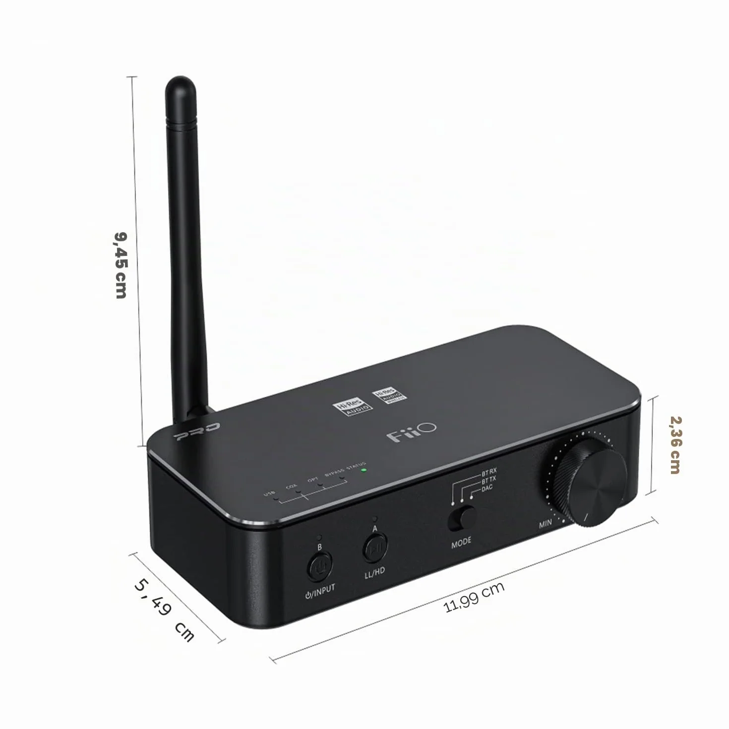 FiiO Trasmettitore/ricevitore Bluetooth ad alta risoluzione BTA30 Pro TX/RX con supporto LDAC