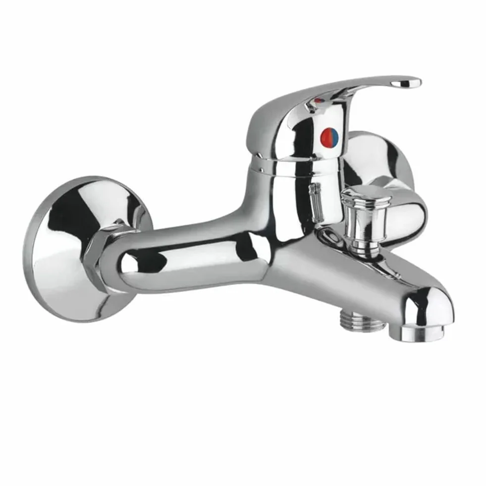 Rubinetto per vasca da bagno ANMECS Rubinetto a parete Rubinetto Miscelatore per vasca da bagno cromato