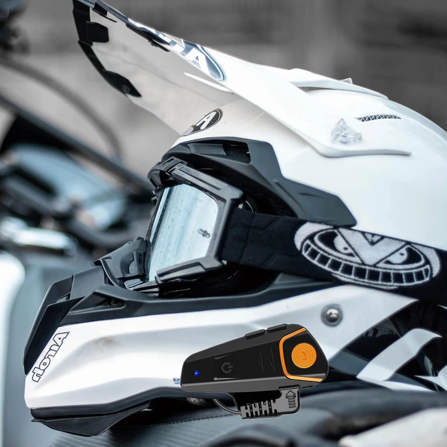 Interfono Moto Bluetooth Coppia BT-S2 Auricolari Bluetooth Casco Moto - Doppia, Microfono Duro