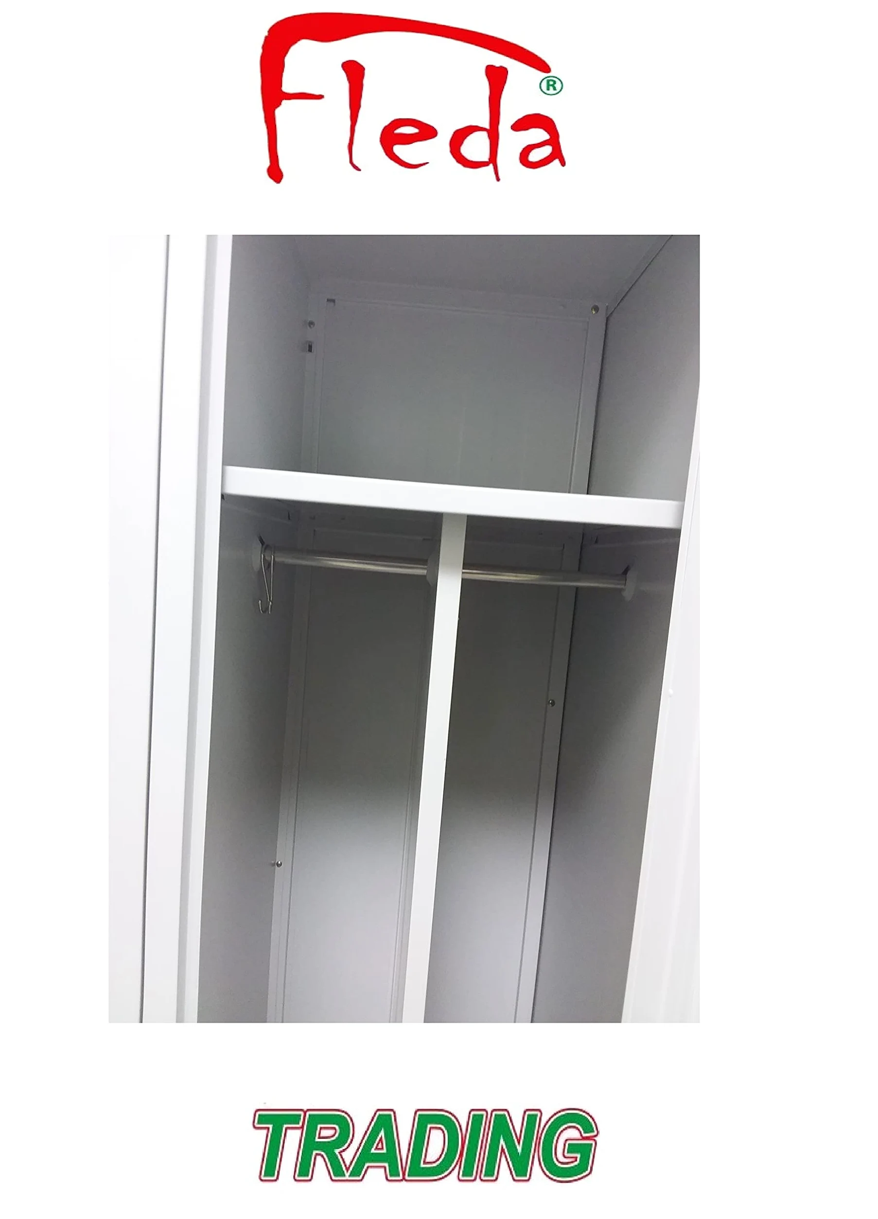 Armadio spogliatoio sporco pulito con tramezzo a 6 posti dim.cm. 180x50x180h MONTATO