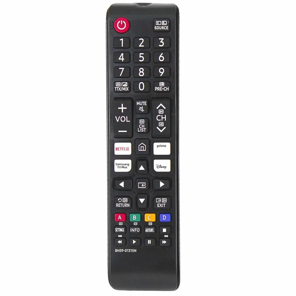 Telecomando Universale Samsung con pulsanti di scelta rapida per Smart TV LCD QLED LED HDTV 3D 4K Compatibile solo con TV Originali Samsung Non Serve Programmazione