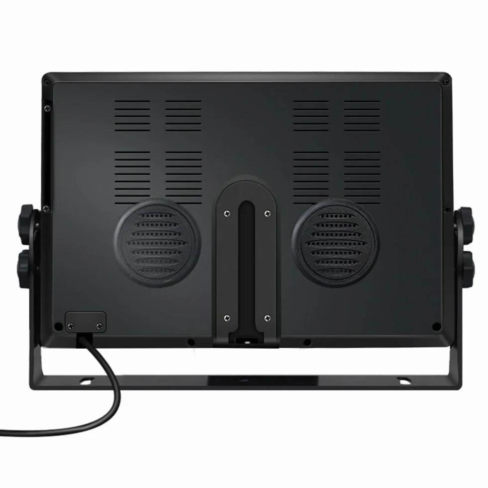 Monitor per Auto da 9" LCD, 4 Canali 4CH, Schermo Diviso Quadrato per Telecamera di Retromarcia per Auto e Camion