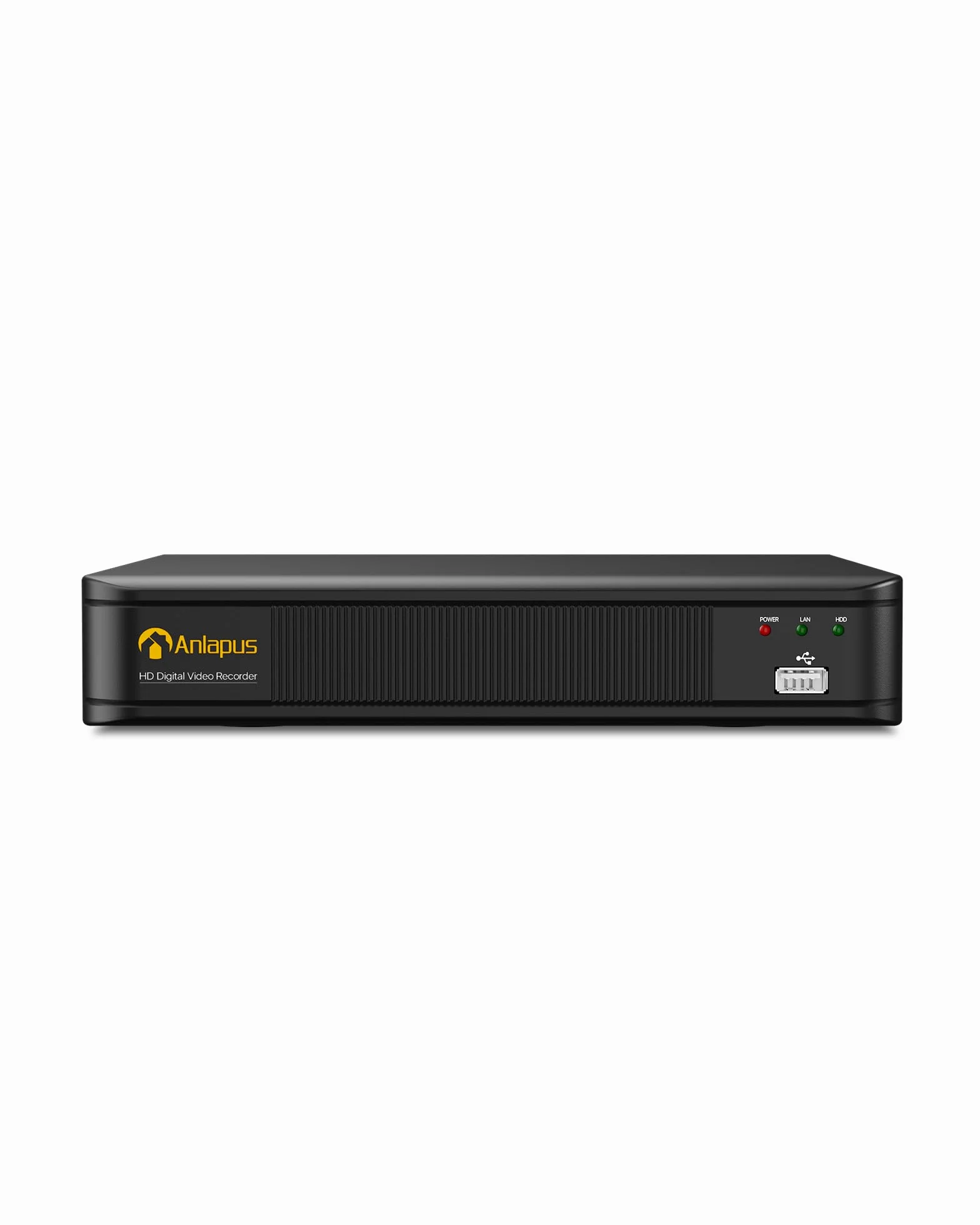 Anlapus 1080p DVR a 8 Canali, Videoregistratore Digitale, 8CH H.265+ DVR di Sorveglianza, Compatibile con Telecamera di Sorveglianza AHD / TVI / CVI / CVBS 960H, Senza Hard Disk