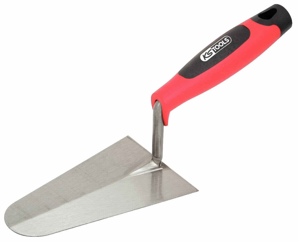KS Tools Cazzuola per Stuccatura 180 mm Tondo Impugnatura Bi-Componente