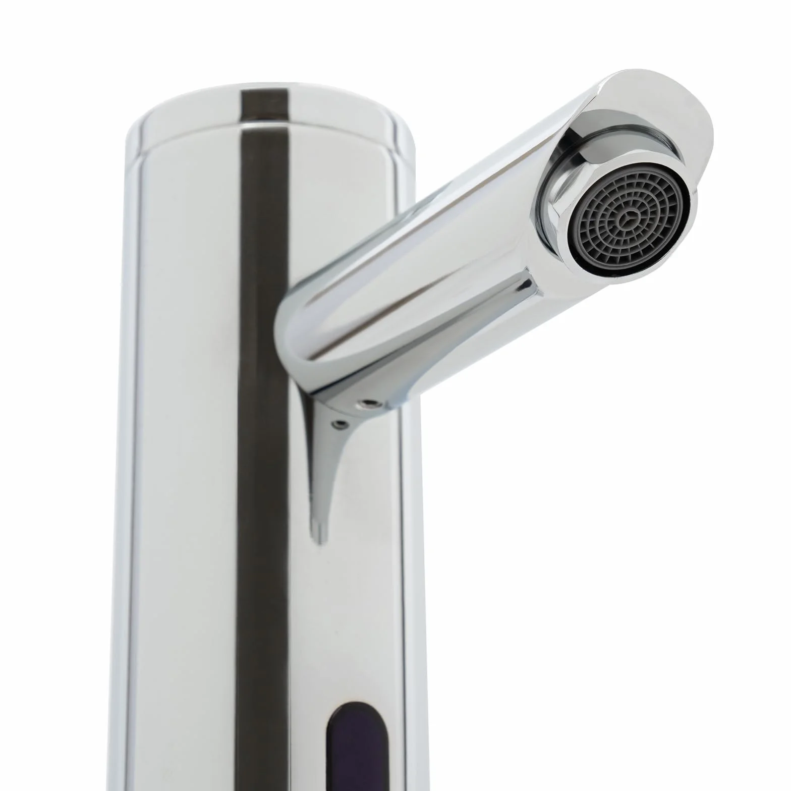 Rubinetto con sensore senza contatto elettronico per cucina bagno acqua fredda/calda cromato risparmio d'acqua