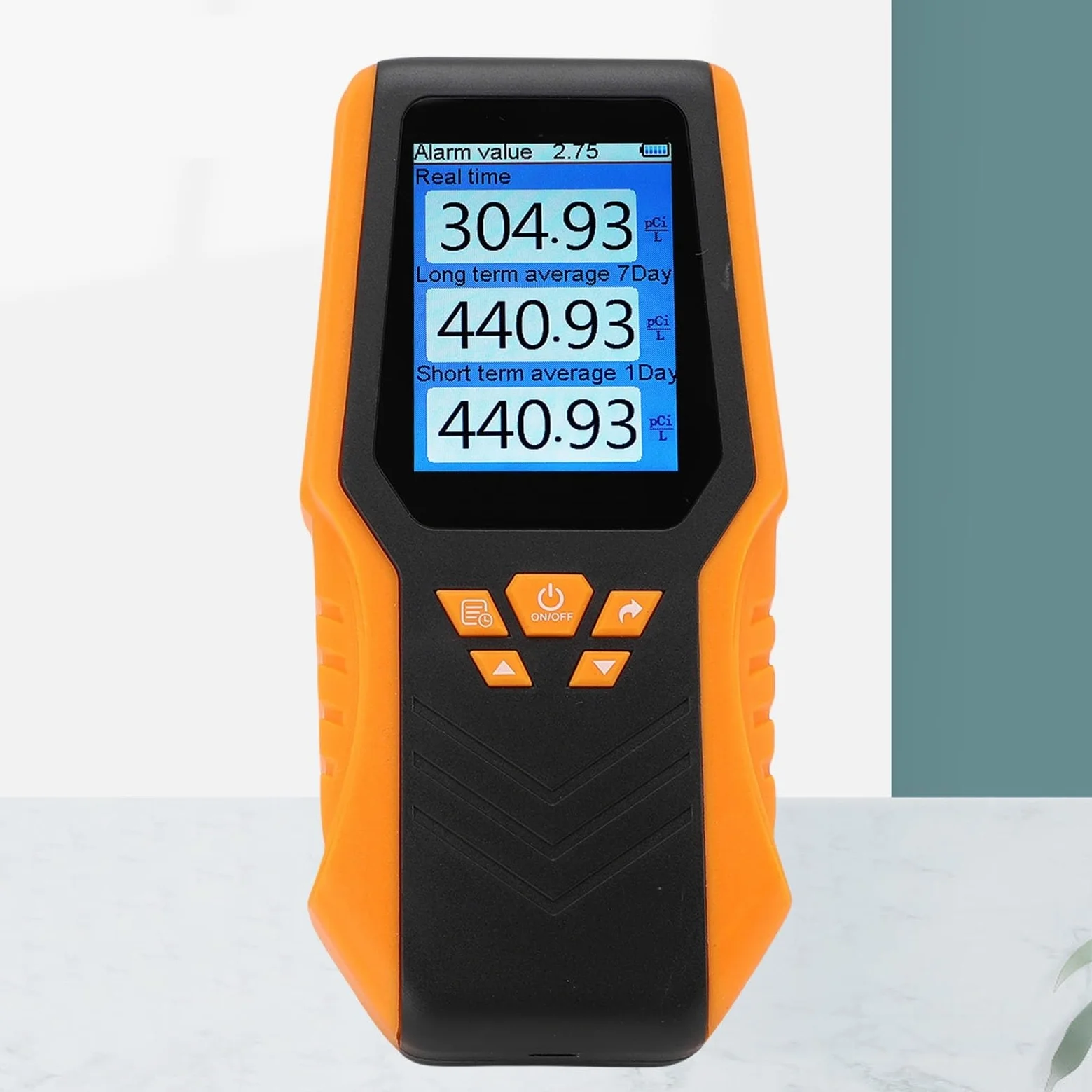 Monitor a qualità 'aria Rilevatore di radon Misuraze versatile for casa e scuola