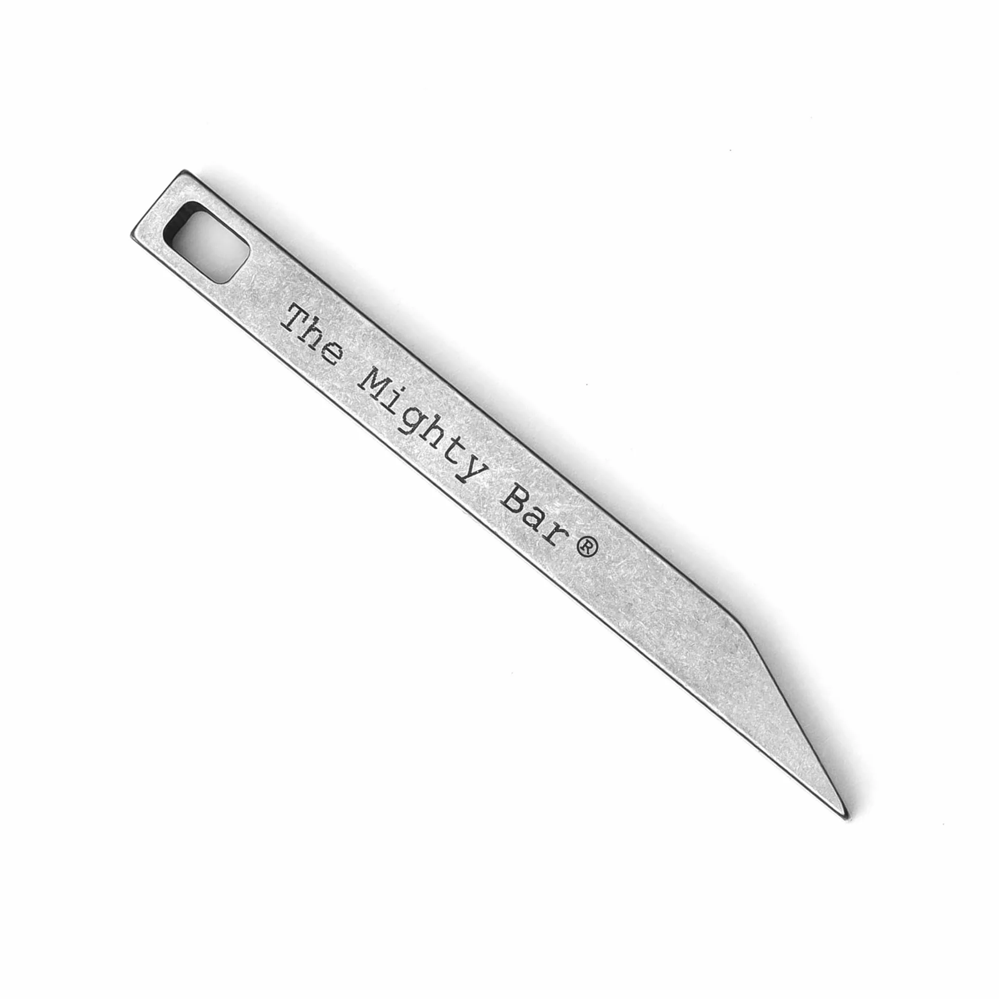 Leva pry bar in acciaio INOX - Gear Spool The Mighty Bar, resistente, per portachiavi, strumento quotidiano