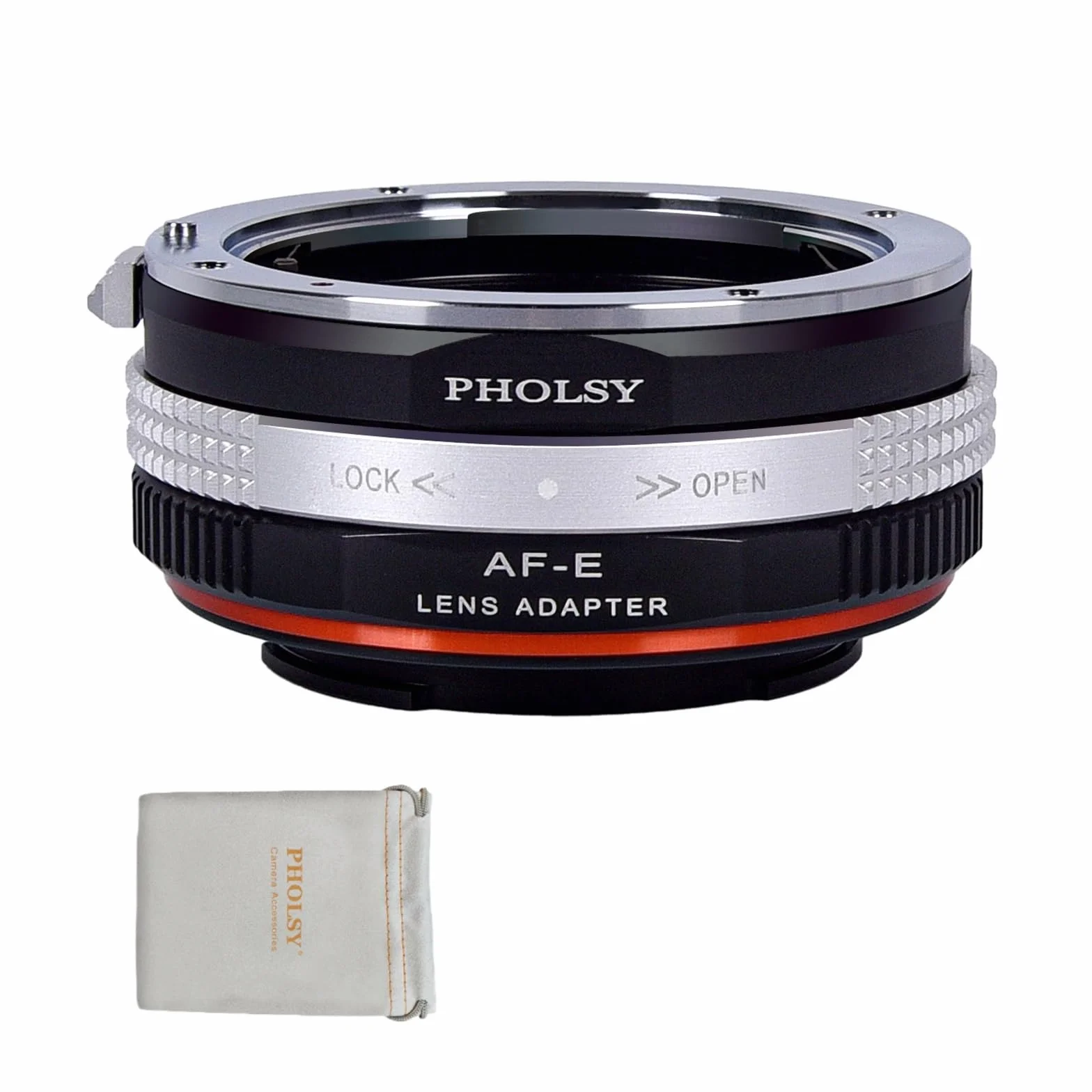 PHOLSY Manuale Adattatore per Lente: Compatibile con Obiettivi Sony A (Minolta AF) e Corpo Fotocamera Sony E (NEX), Sony A su E