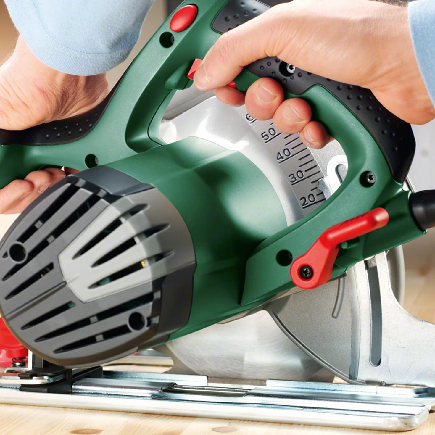 Bosch Pks 66 Af Sega Circolare, Lama, Binario Di Guida, Confezione In Cartone, 1600 Watt, Verde, ‎46 X 34 X 28.5 Cm, 5.4 Kg