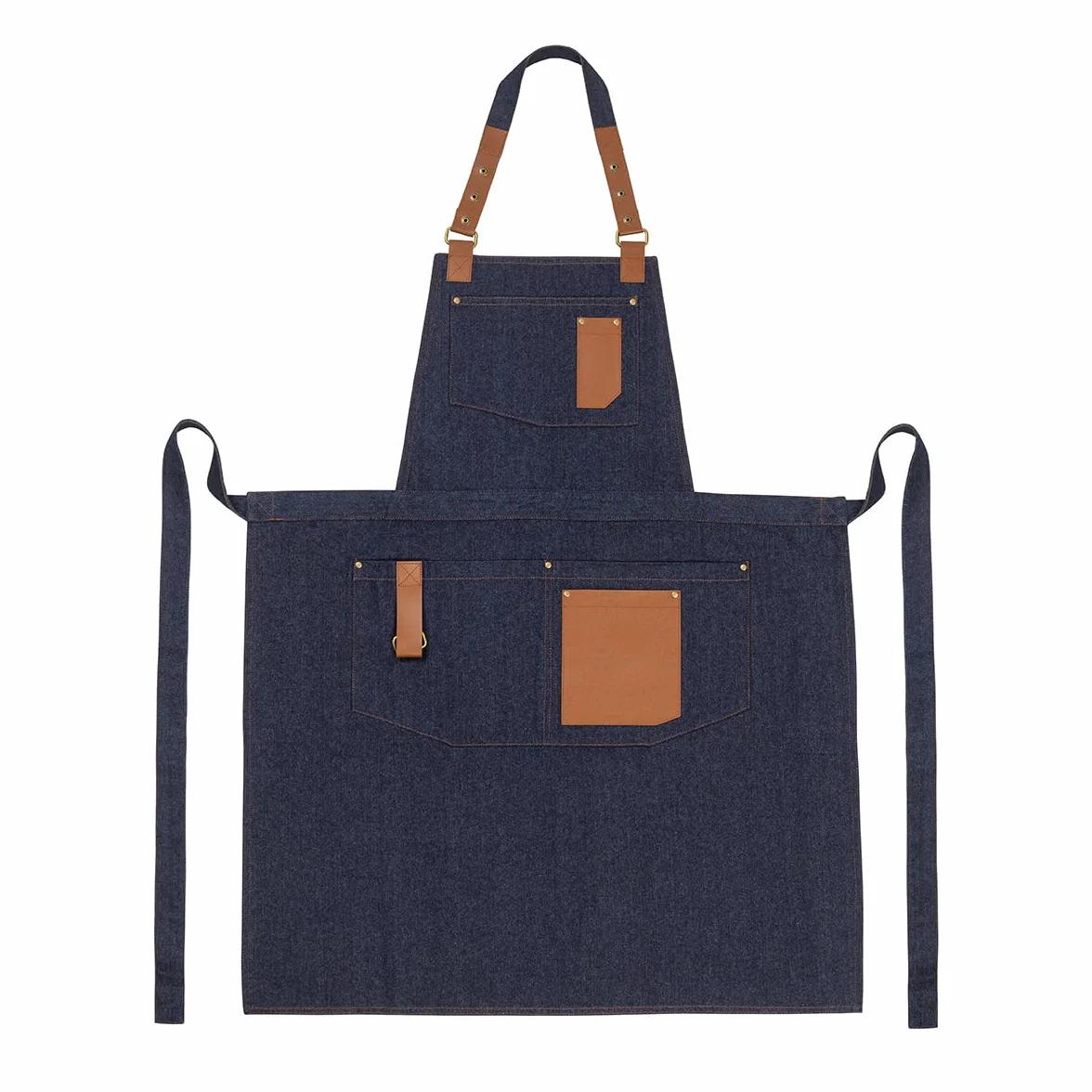 PALLTEX GERARD Grembiule da Lavoro Unisex – Grembiule in Tela Premium con Bretelle Regolabili e Tasche Multiple per Cucina, Ristorante, Bar, BBQ, Artigianato e Altro