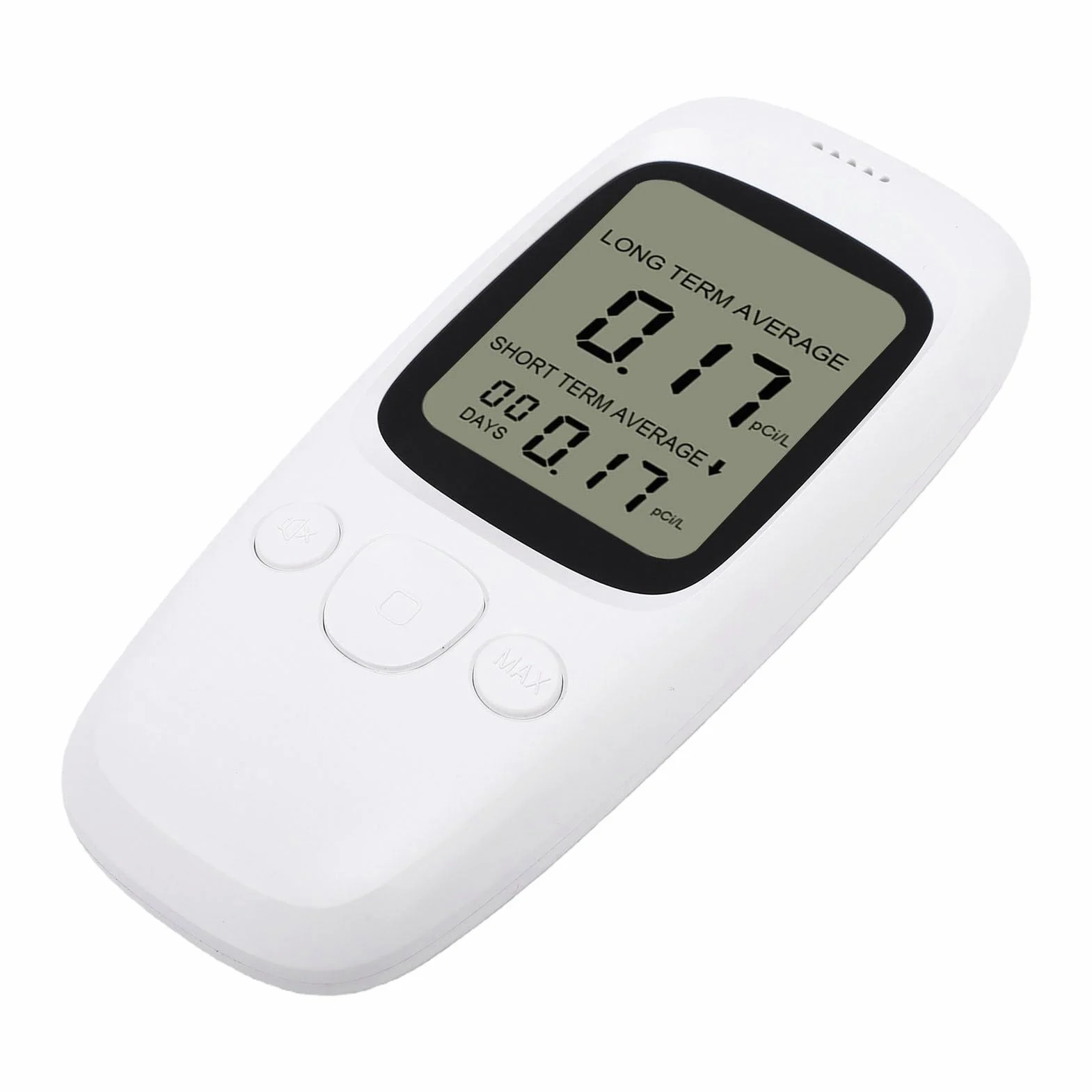 Annadue Rivelatore di Radon Portatile 0-270pCi/L con Sensore Ionico, | Monitor digitale per radon, display LCD, uso domestico, con archiviazione dati, per camera da letto, seminterrato, ufficio,