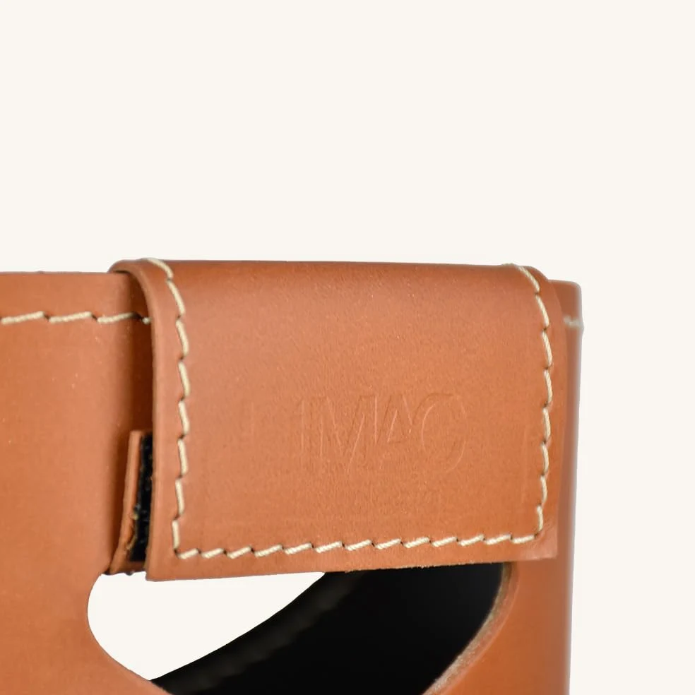 LIMAC Design SAPEL, Borsa moderna Porta Pellet in Cuoio, Contenitore pellet per Stufa, Originale Sacca porta-pellet per caminetto, prodotto in Italia. Marrone
