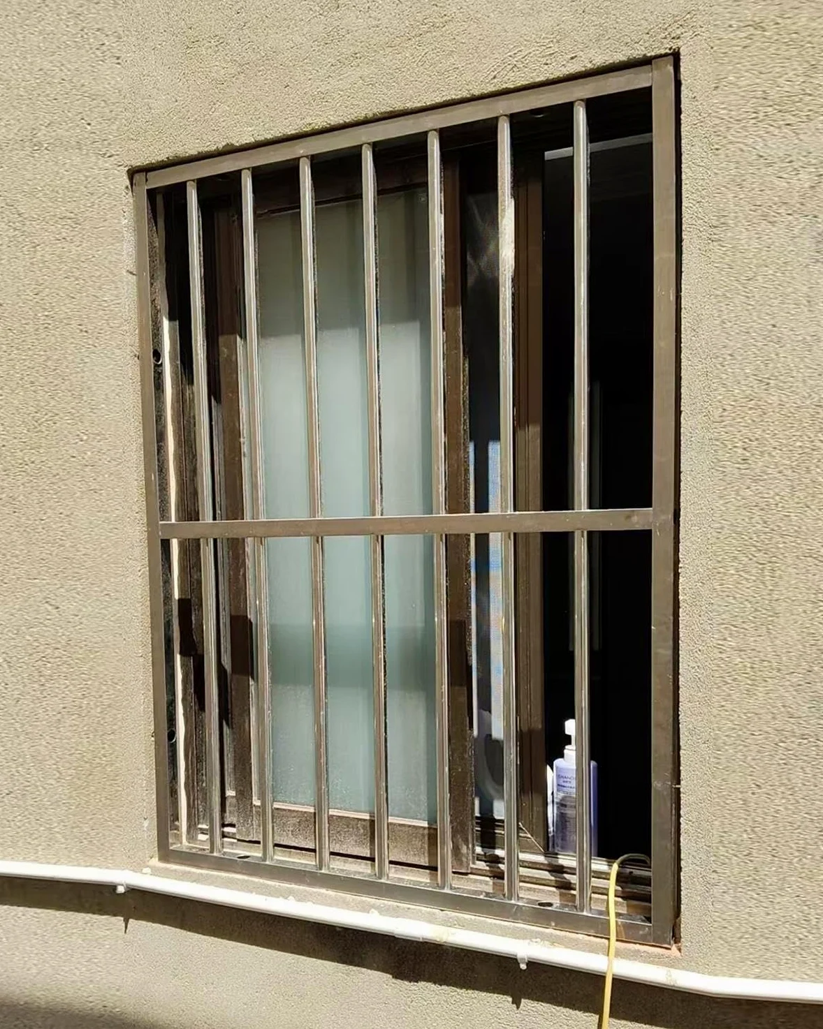 Inferriate per Finestre Inferriata per Finestra Antiruggine, Protezione | Grande Ringhiera per Balcone Residenziale a Forma di Cancello per Animali Domestici, Bambini, Gatti, Cani, Fissaggio a Vite