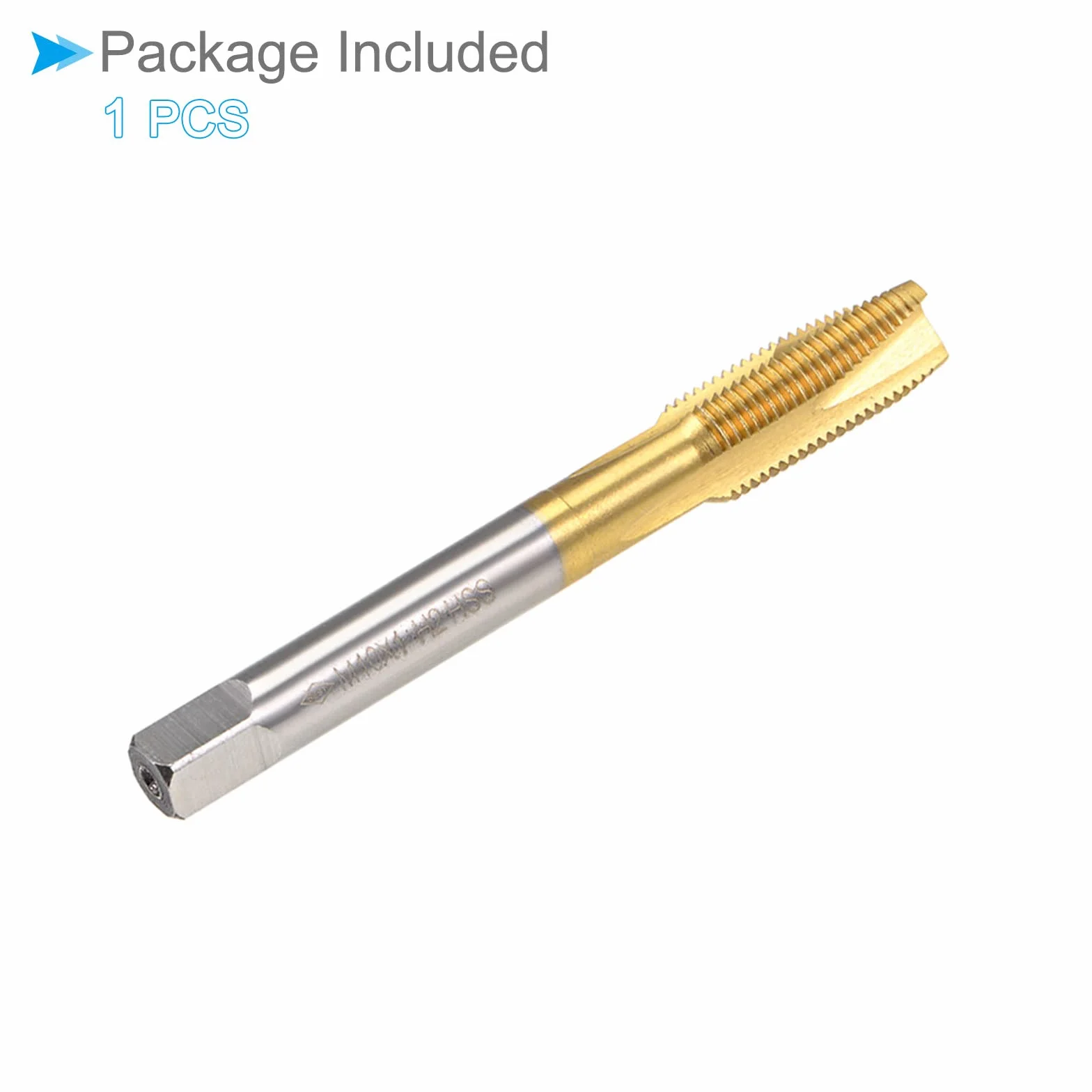 Spirale Punta Maschi M10 x 1 Filo Titanio Rivestito Acciaio 6542 Vite Fresatura Foratura Maschio Maschiatura Perforazione Macchina 1 Pezzo