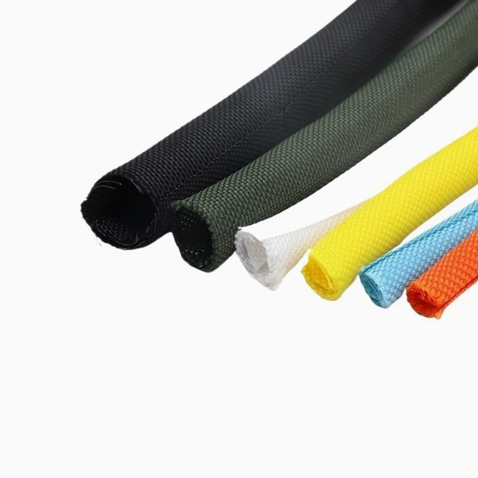 Guaina for cavi in ​​PET | Gestione cavi multicolore 3-60 mm 5 M: cavi in ​​casa, ufficio e officine(Yellow,25mm)