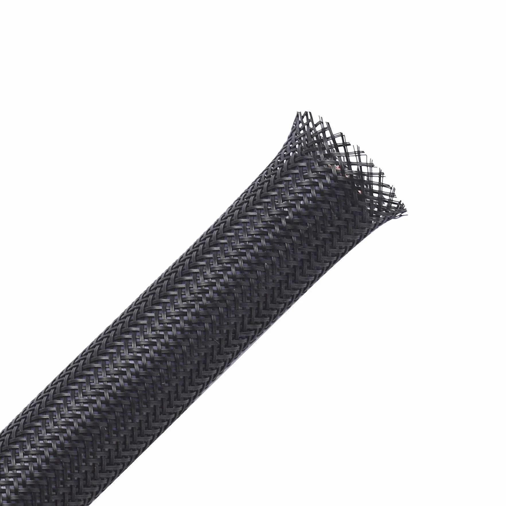 Alex Tech Guaina Cavi Espandibile 10mm 7.5m Intrecciato Nero