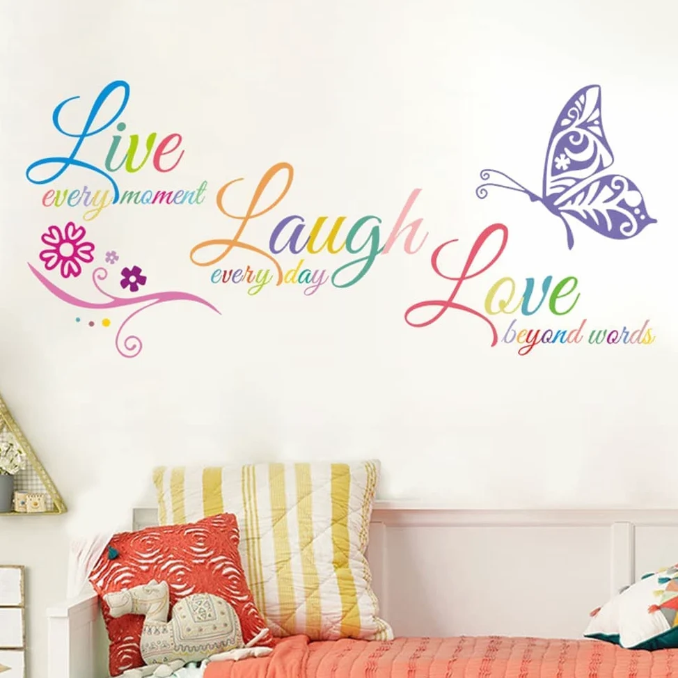 NOBRIM 3 Adesivi murali Decalcomanie motivazionali per la casa Aula Scuola Soggiorno Decorazione della Parete Adesivi murali Fai da Te Citazioni 18x39 Pollici