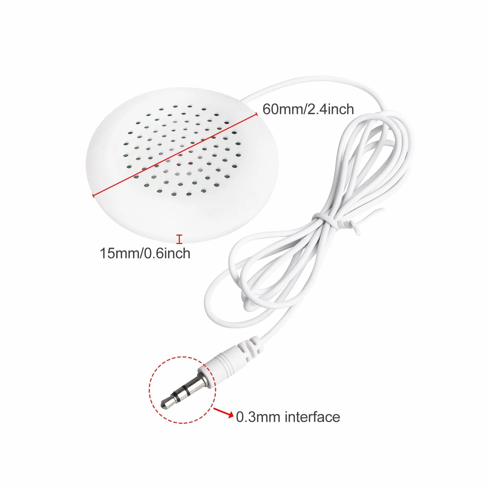 Altoparlante a Cuscino, Personale Portatile con Altoparlante Stereo HiFi, Mini Altoparlante da 3,5 mm per Addormentamento O Ipnosi, per MP3, MP4, Lettore CD, Telefono Cellulare e Altro