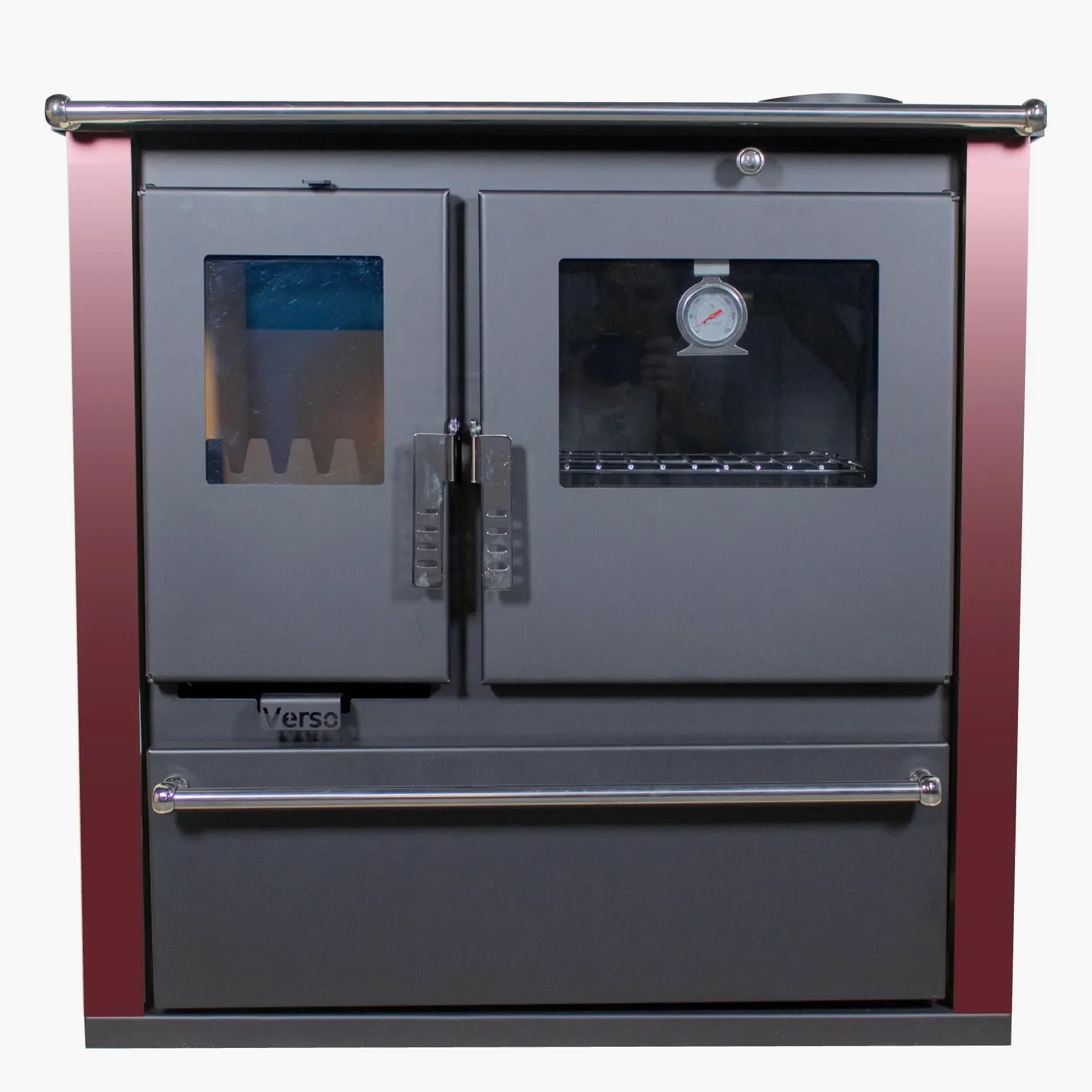 EEK A+ Verso CS Plus Stufa da cucina stufa a legna 7,7 kW – Bordo