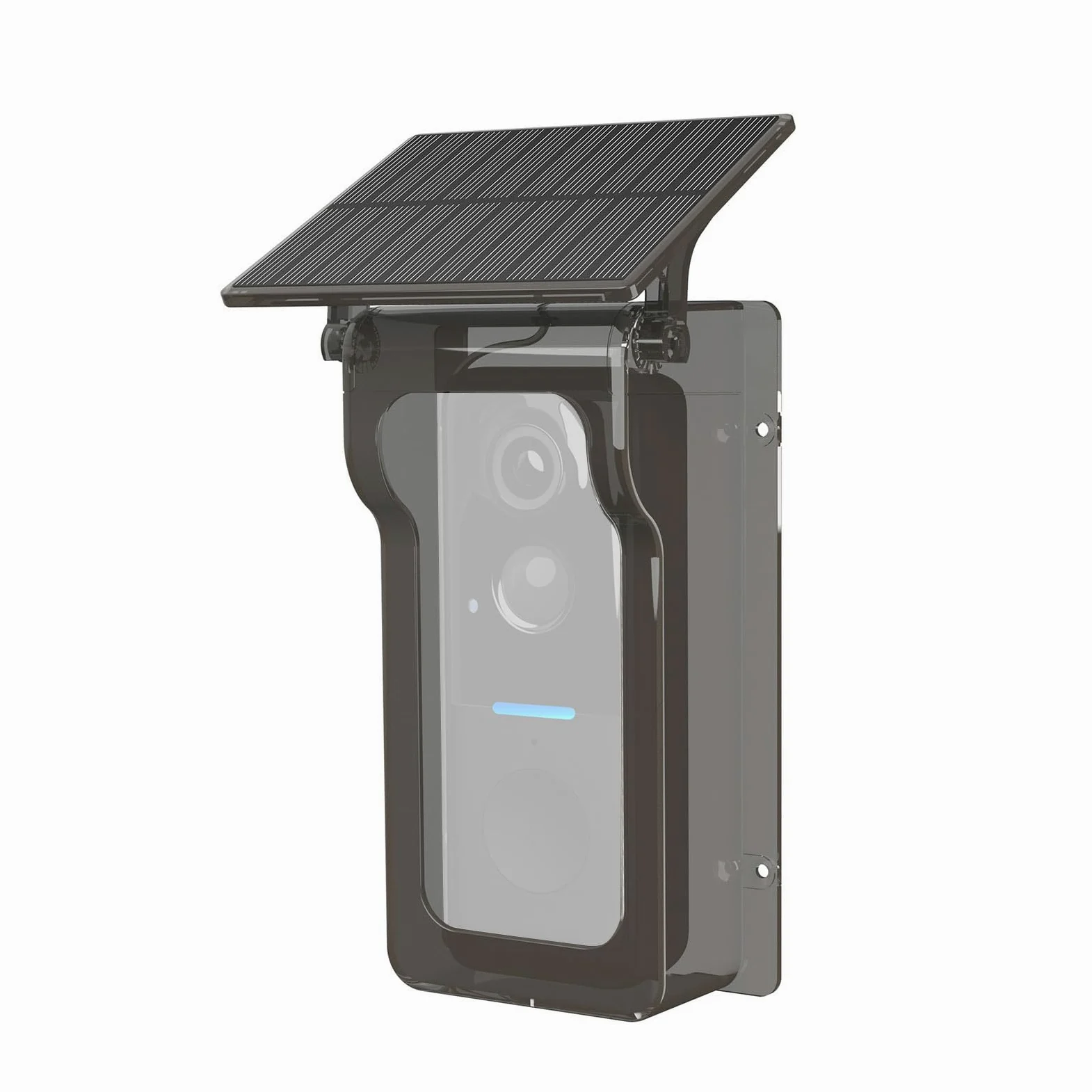 Protezione solare in ABS resistente alle intemperie per videocitofono con conversione efficiente della potenza e staffa di montaggio modificabile forte allarme Defender