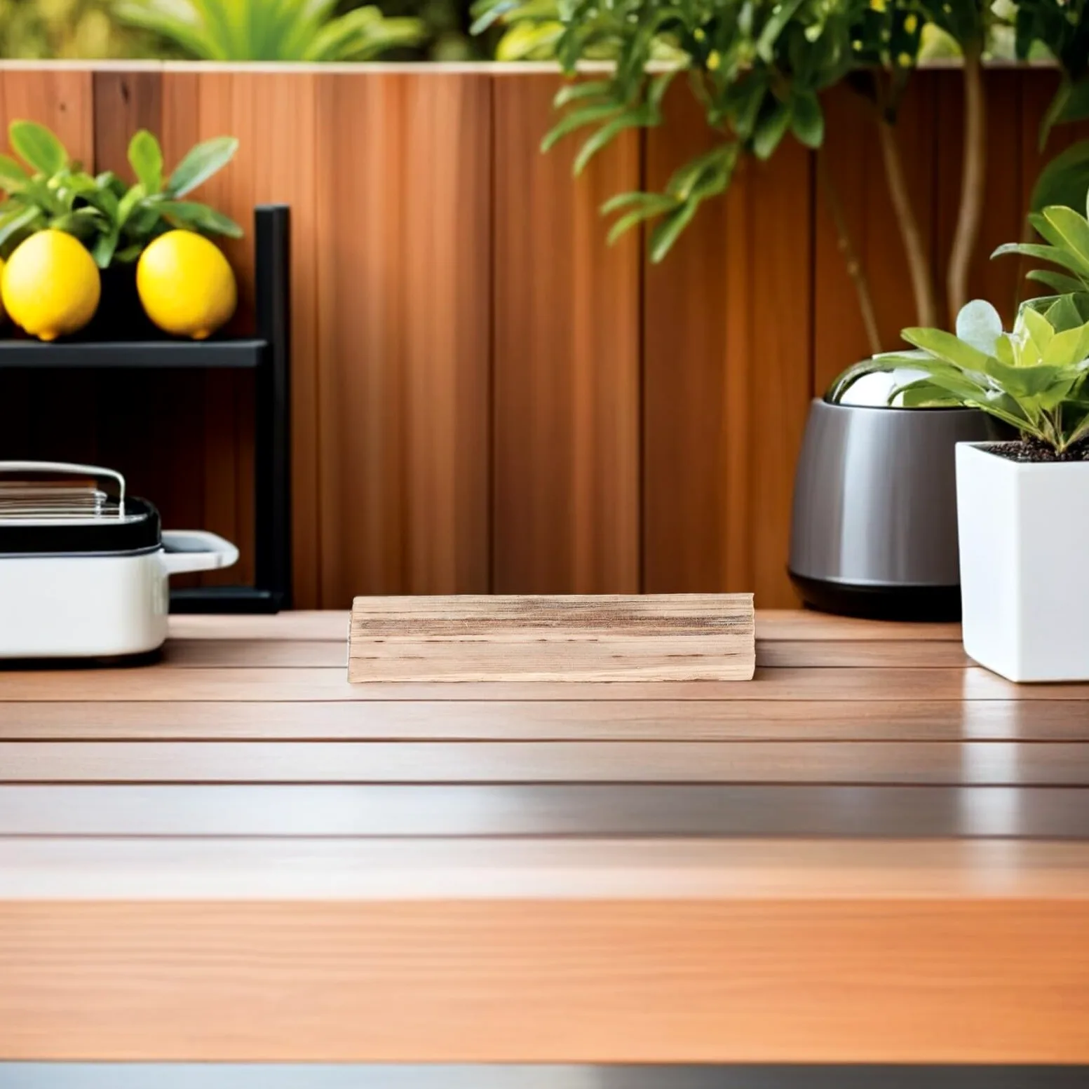 10 Pezzi di Legna da Ardere Secca per Caminetto Interno e Barbecue da Esterno, Legno a Bassa Emissione di Fumo per Uso Versatile e Pulito
