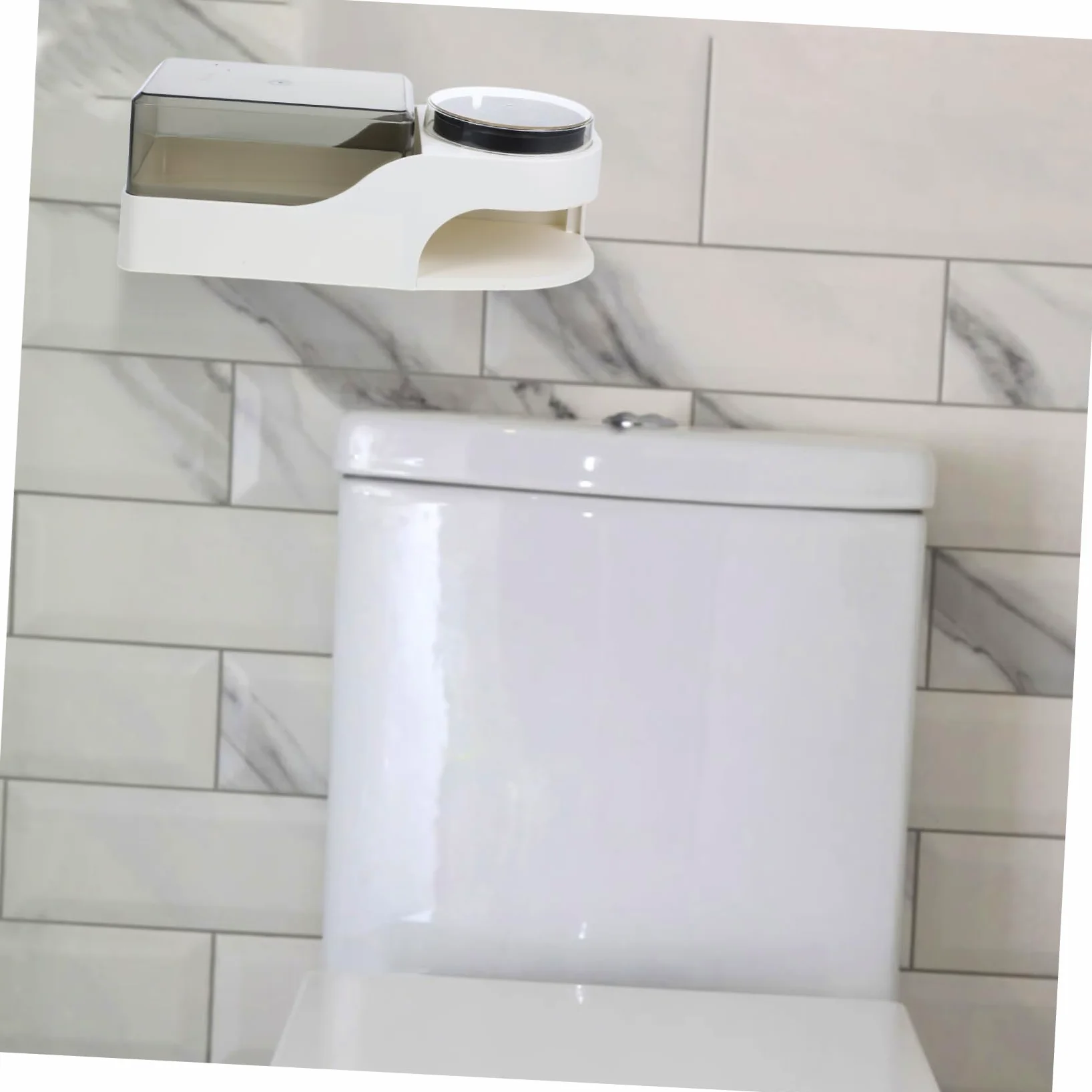 Alipis Porta Carta Igienica senza Foratura Colonnina Portarotolo da Bagno Porta Parete Organizzatore di Spazio Design Elegante per Casa e Ufficio