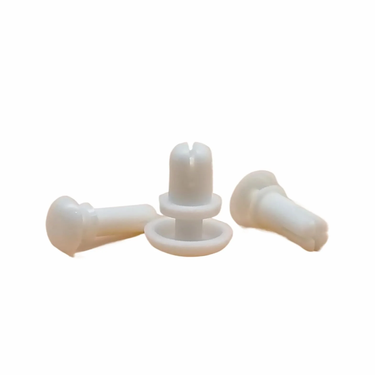 50 pezzi rivetti in nylon plastica tipo R bianco nero 2-6 mm per scheda PC