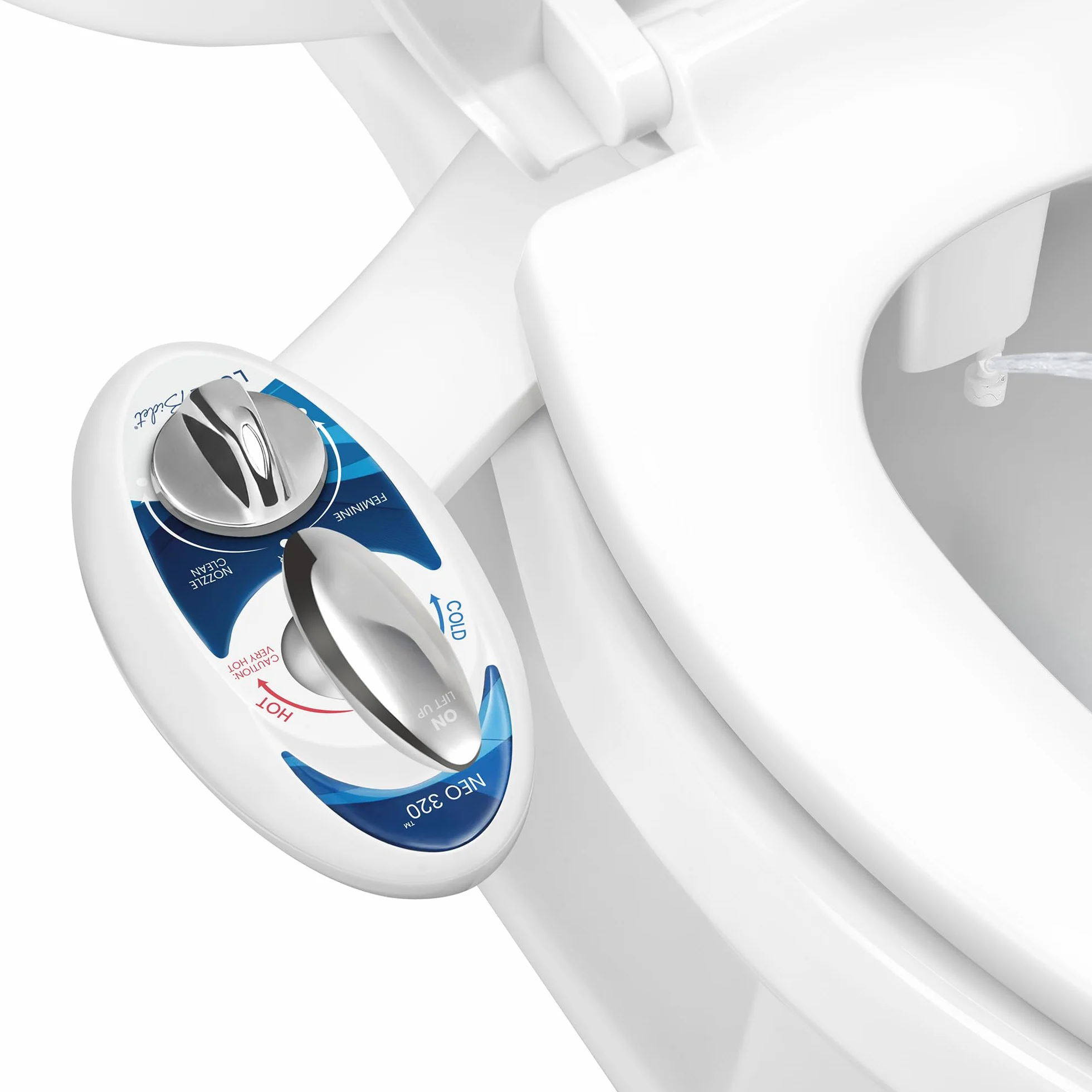 Luxe bidet Neo 320 Elite Series self Cleaning Dual Nozzle non-electric Mechanical bidet WC