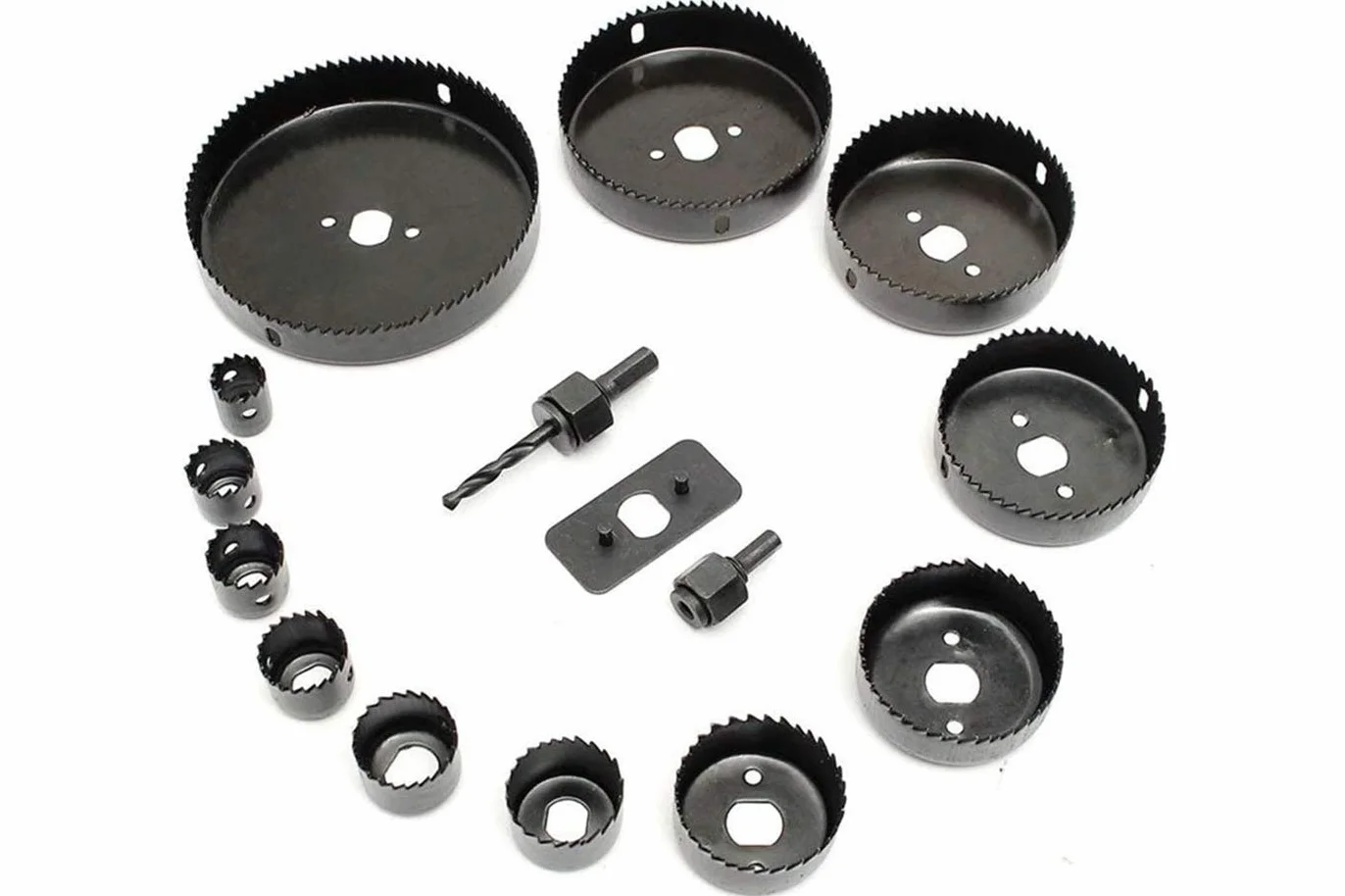 CLICLED Zestaw seghe a tazza 16 sztuk do drewna i metalu