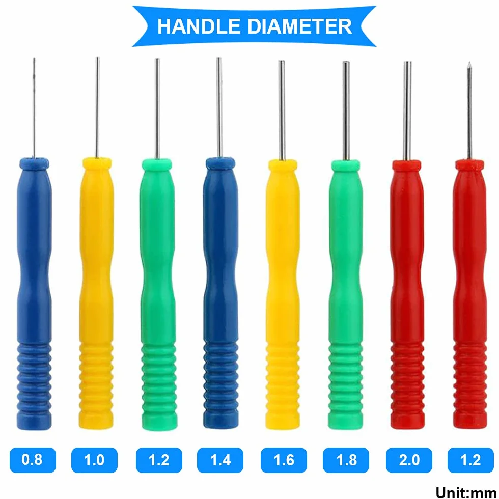 Strumento dissaldante per aghi in acciaio inossidabile 8Pcs Pompa dissaldante per riparazione componenti elettronici