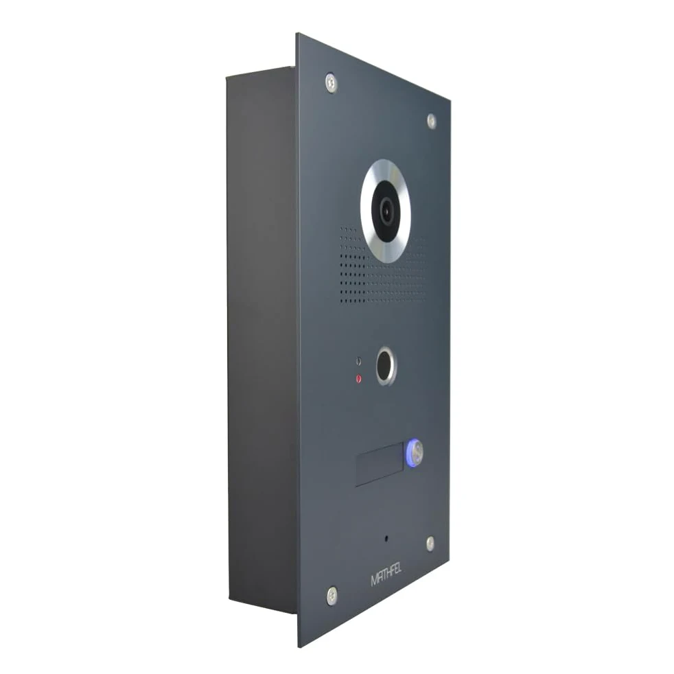 Videocitofono a 2 fili Bus IP, set 2 case, monitor da 7"