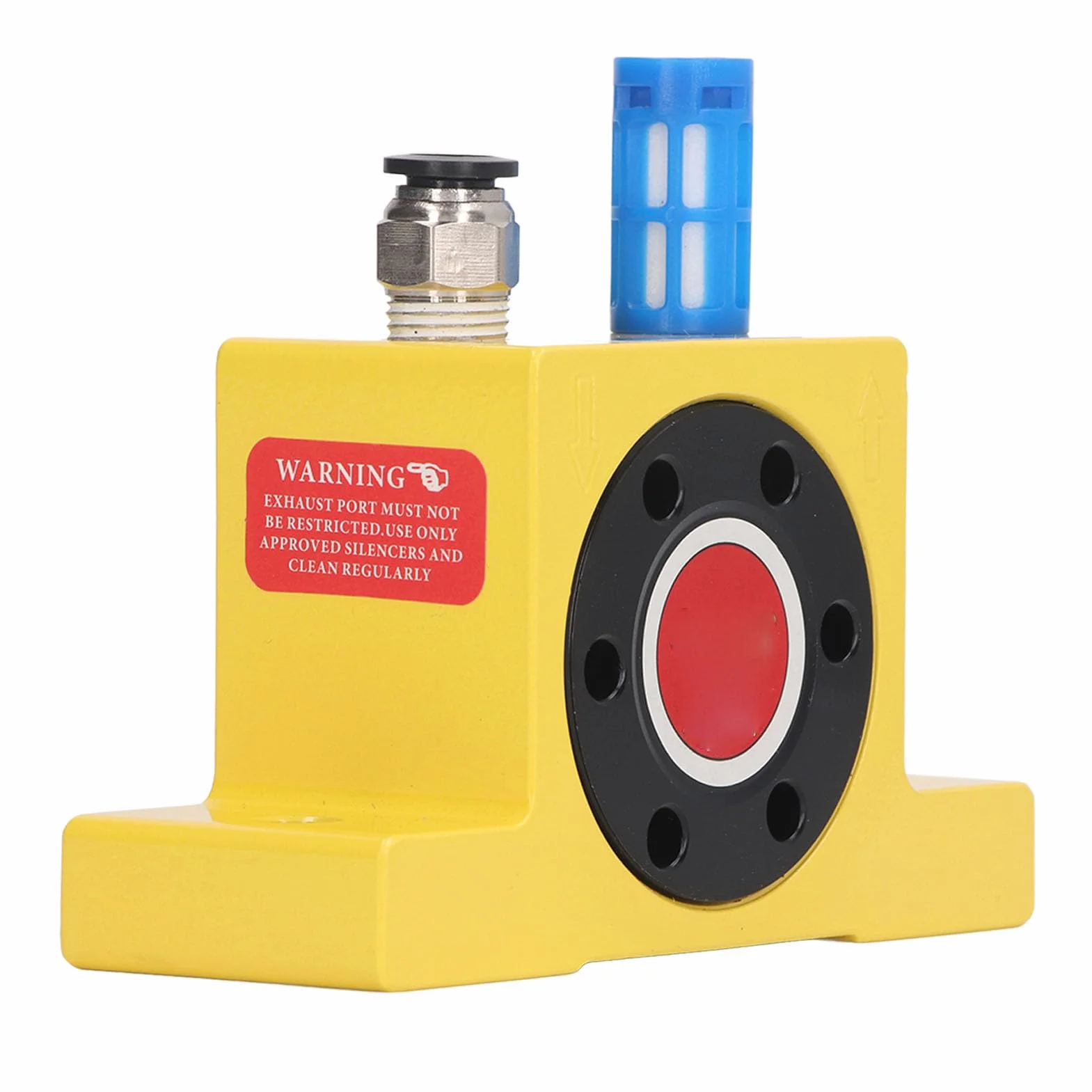 Vibratore a Turbina Ad Aria Compressa G1/4 Pollici con Silenziatore, Oscillatore Pneumatico Industriale
