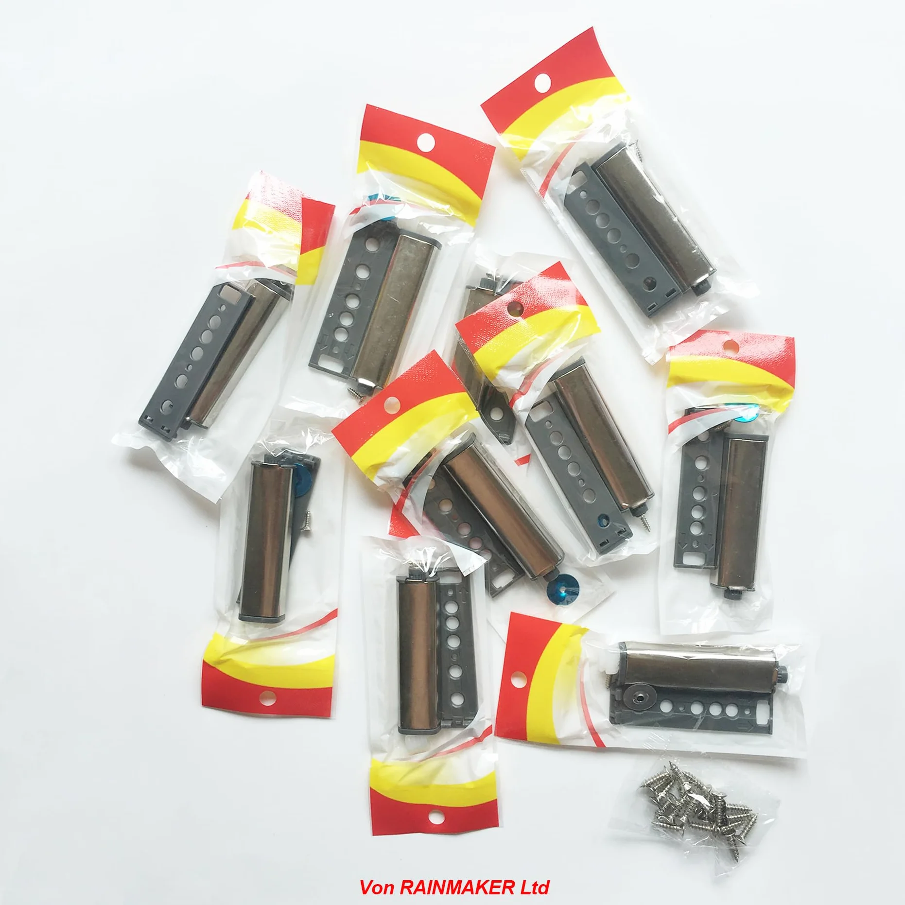 Magnetico Push to Open Apri Cancello Pressione Porta Gancio Tocco Premere Chiusura Aperto per Mobile da Cucina Armadietto 10 Pezzi