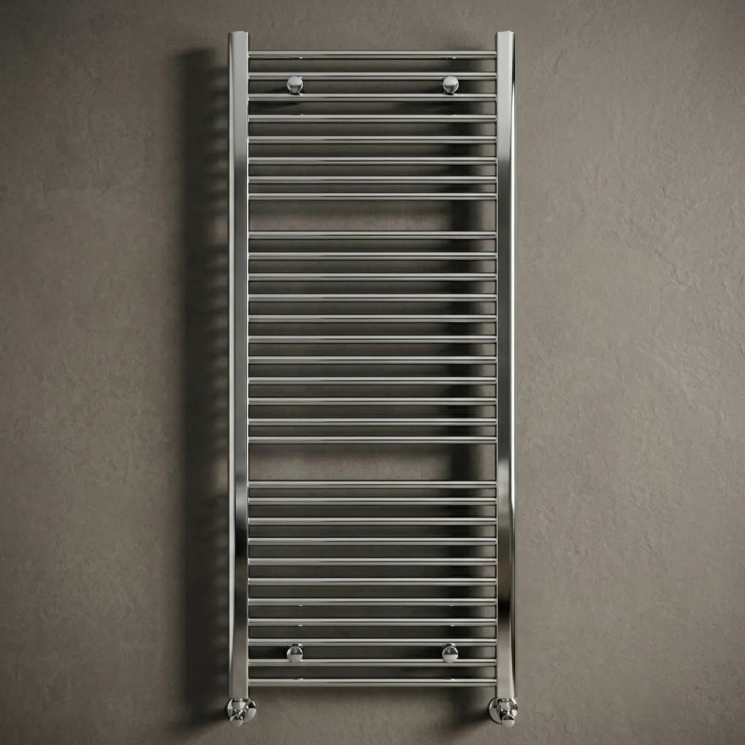 OGOMONDO Termoarredo Cromato Bagno Acciaio Calorifero Termosifone Misure: H1650xL600xI550 31 Tubi